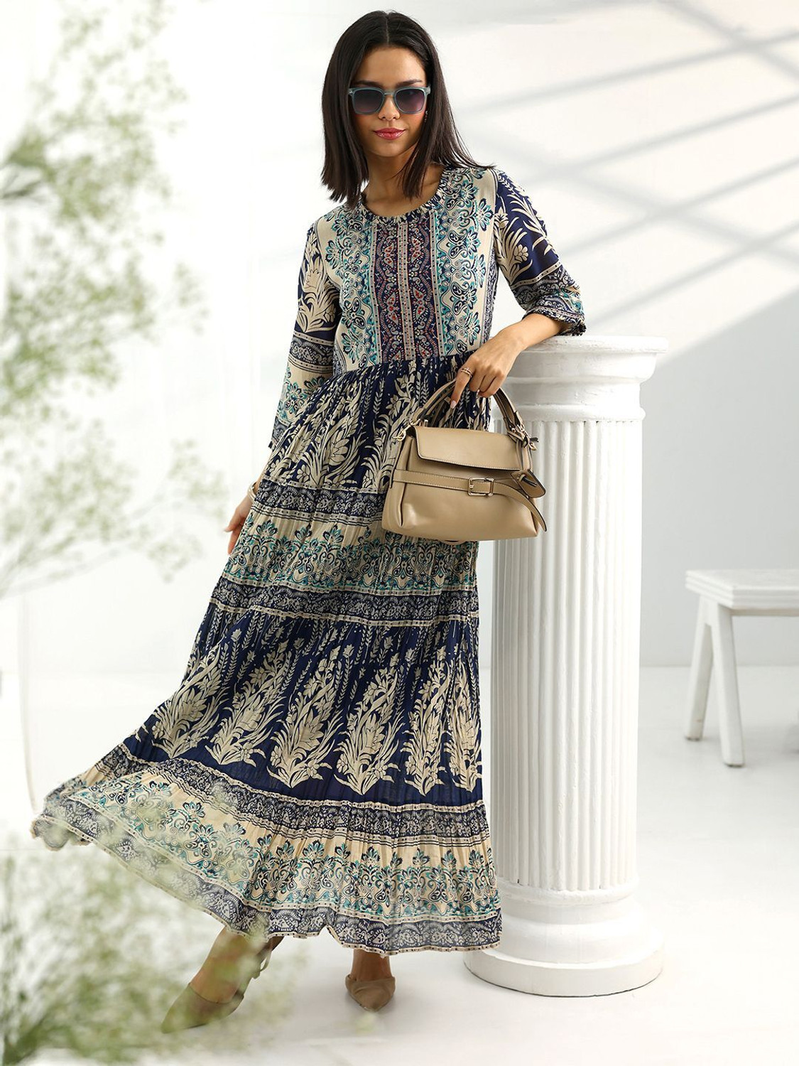 Image of LIBAS Women Printed A-line Kurta