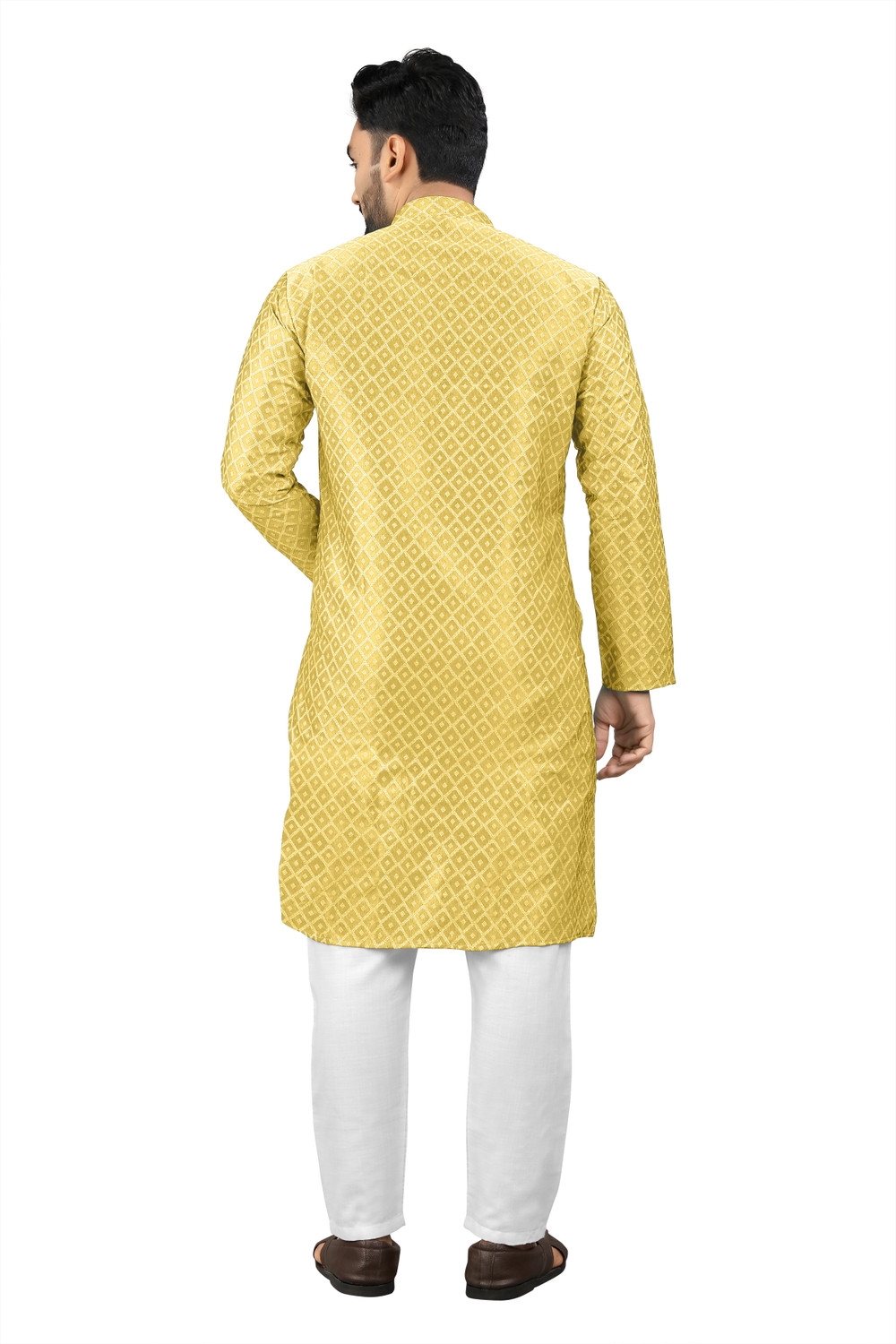 Image of kanha creation Men Embroidered Straight Kurta