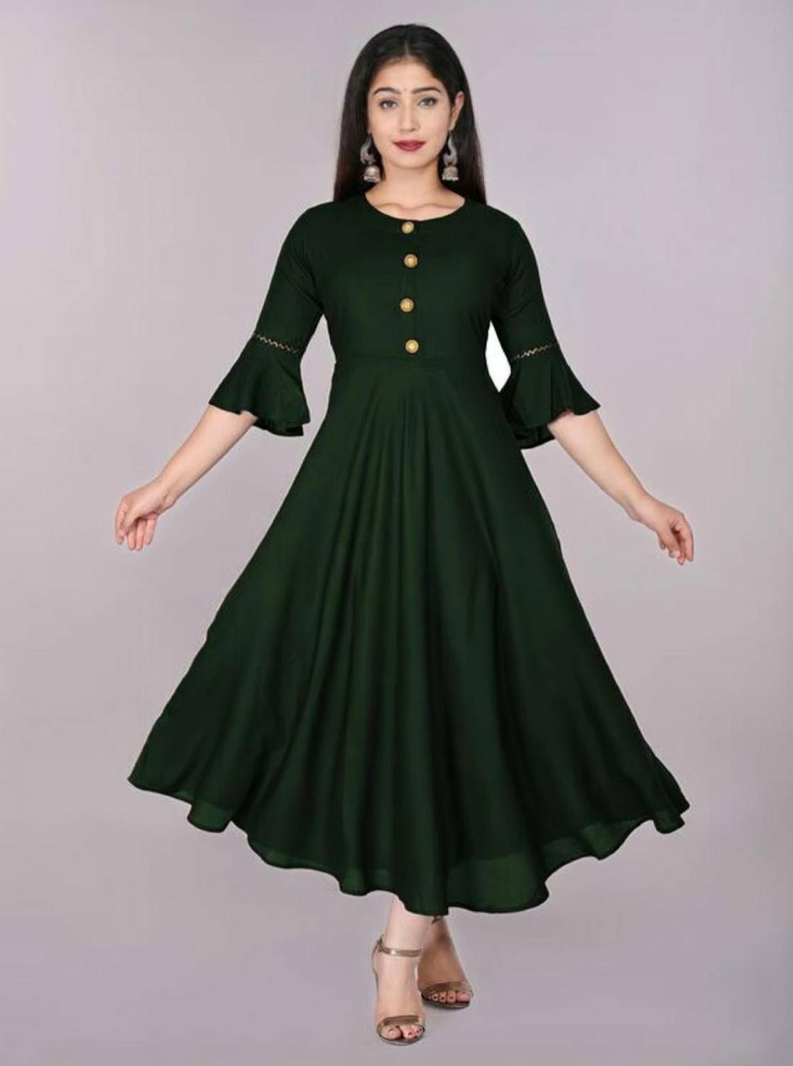 Alastar Women Printed Anarkali Kurta