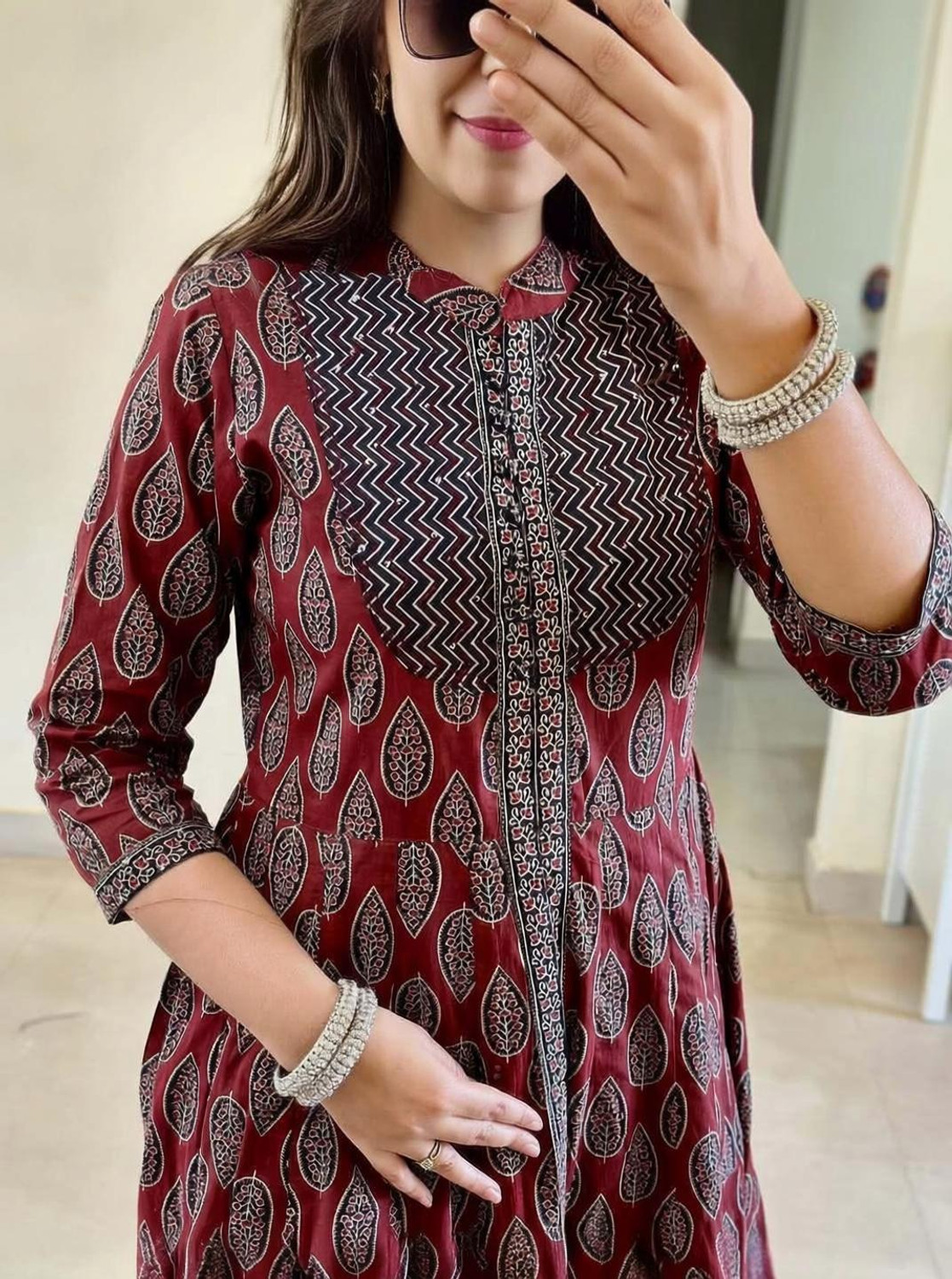 fastallook Women Printed Anarkali Kurta