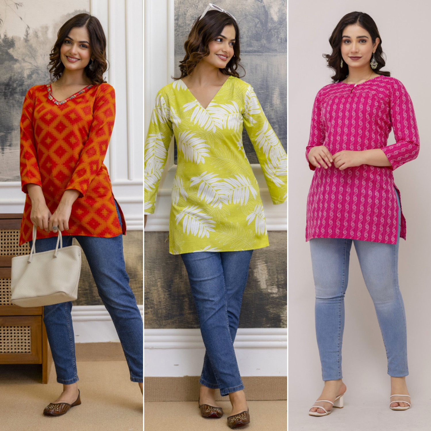 Image of MAPHAZ Women Printed Kurta