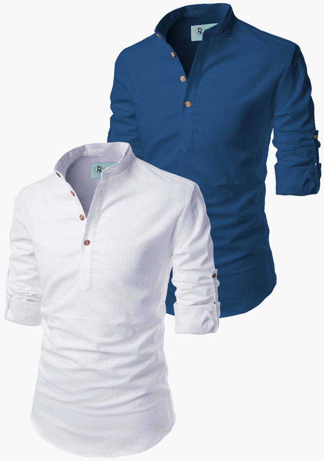 TrendiVastra Men Solid Straight Kurta