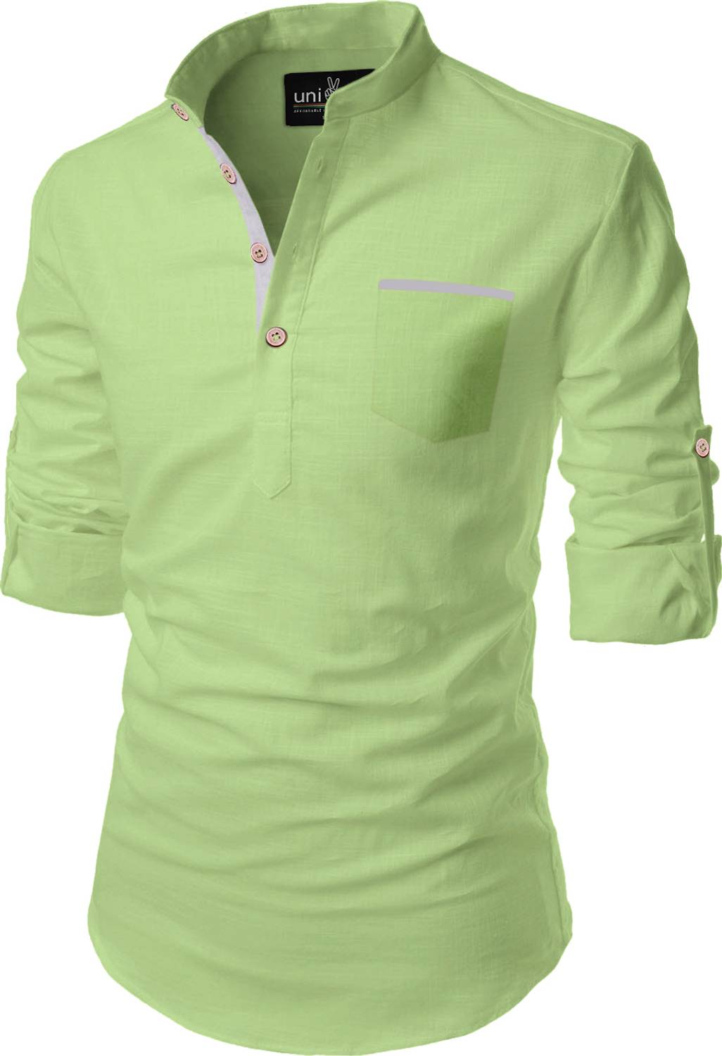 Univibe Men Solid Straight Kurta