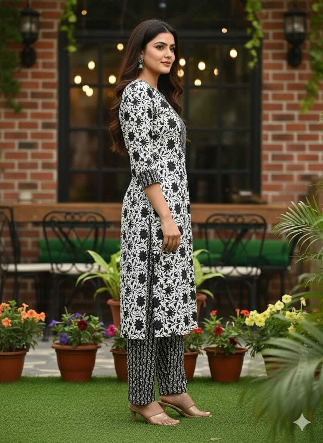 Image of SS Fashion Women Kurta Pant Set