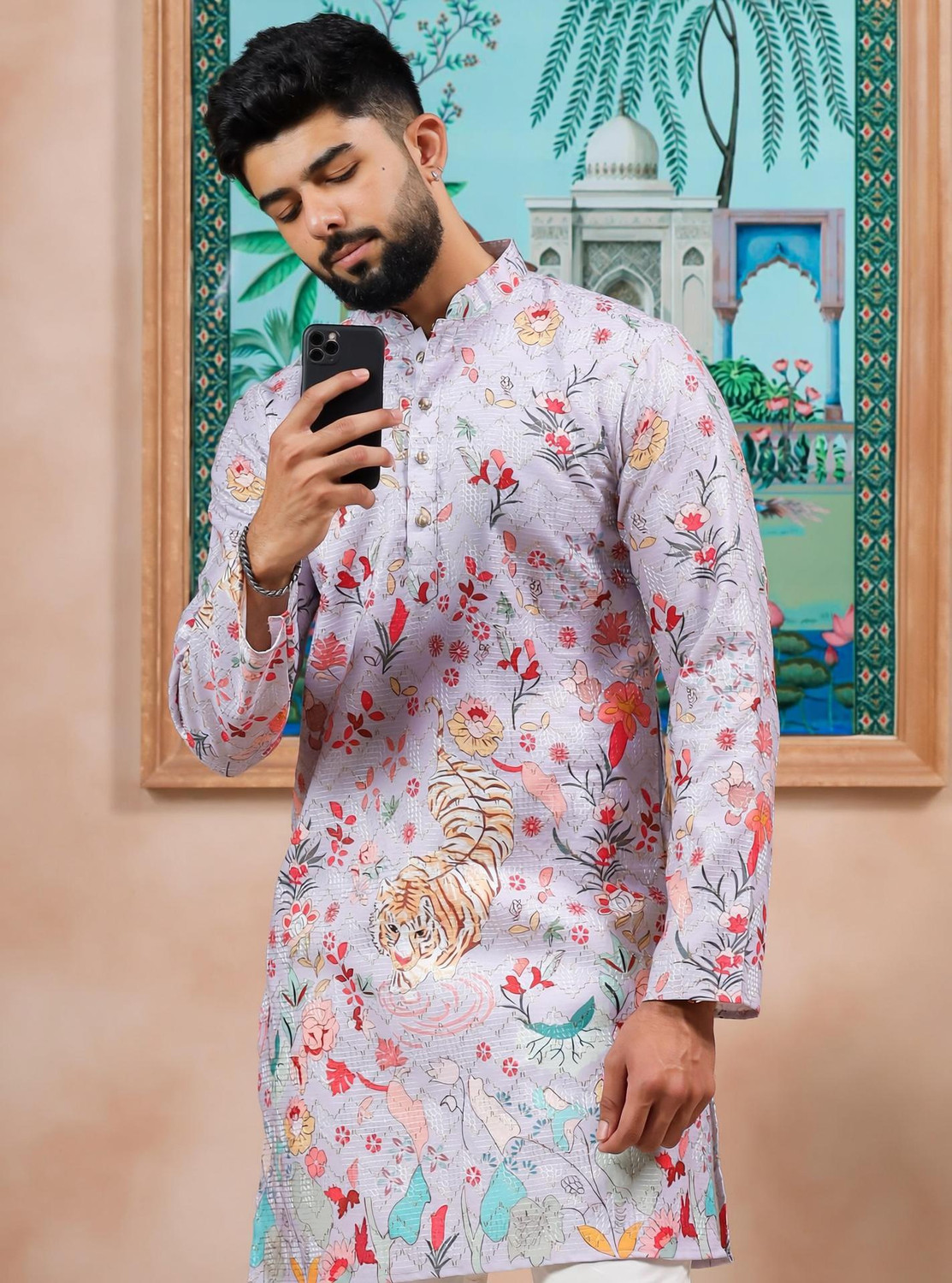 Image of Koshin Men Kurta Pyjama Set