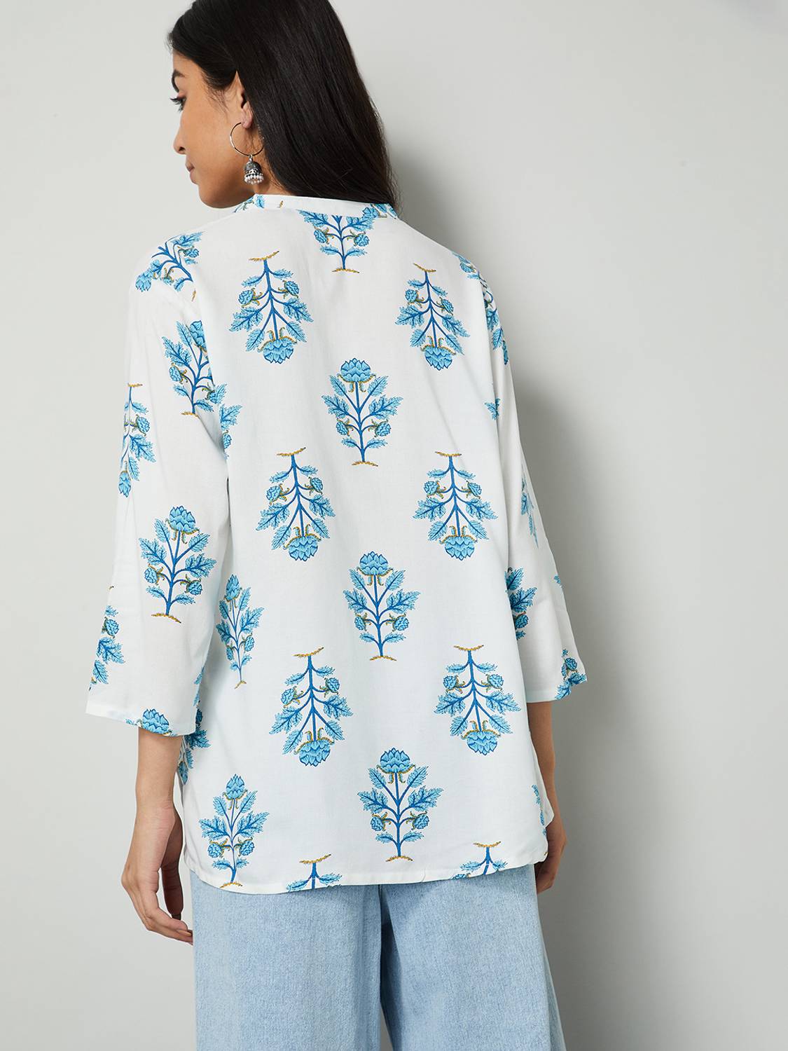 Melange Women Printed Straight Kurta - Image 2