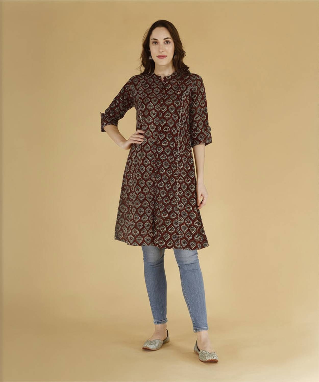 Stylishthreads Women Printed Flared Kurta