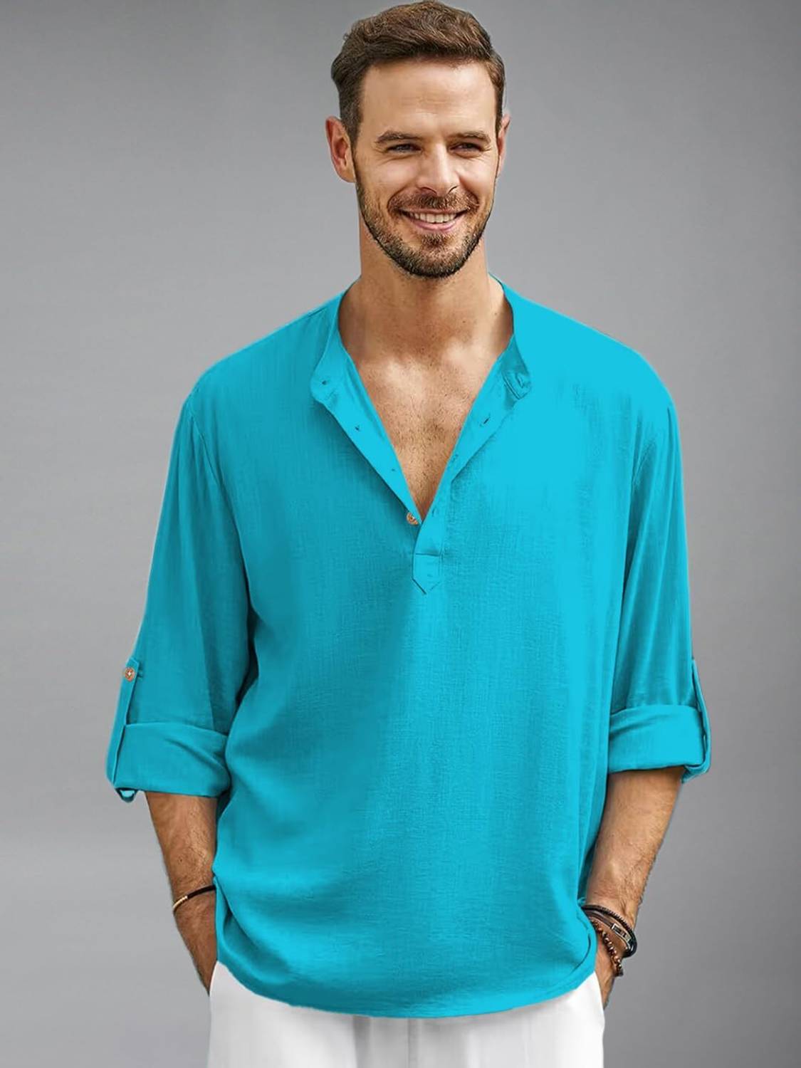 DiAsh Men Solid A-line Kurta