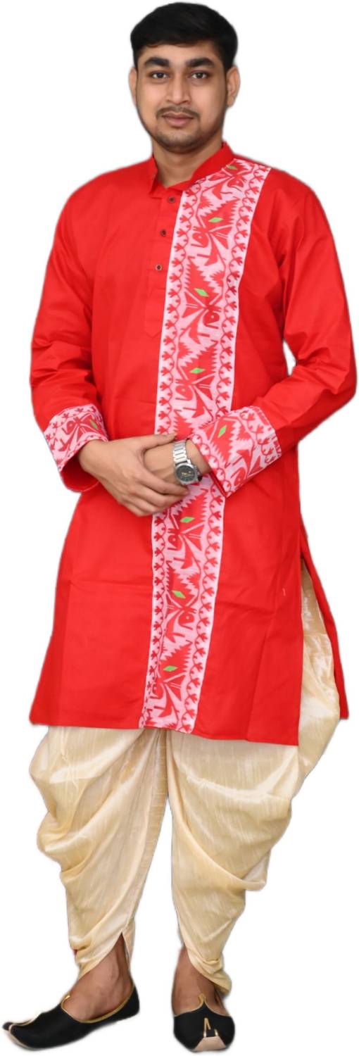 Sumit online Men Woven Design, Printed Straight Kurta