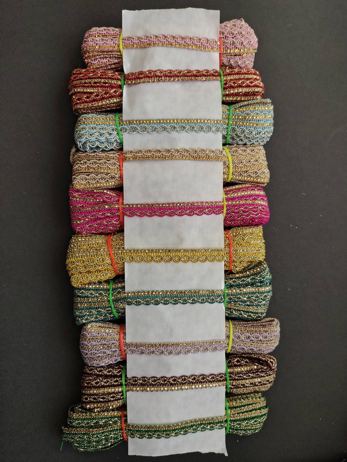 Antic 10 Best Colour 8 Meter Lace MiNdi Lace 10 Colours 8 Meter Each Lace Reel
