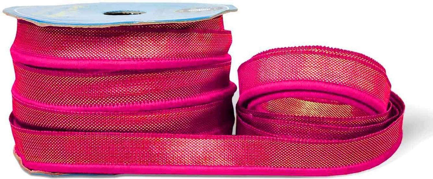 Airtick CWG0441-02 (1.3cm X 18 Mtr) Pink Dori Zari Piping Gota Trim Lace For Dresses Embellishment Lace Reel