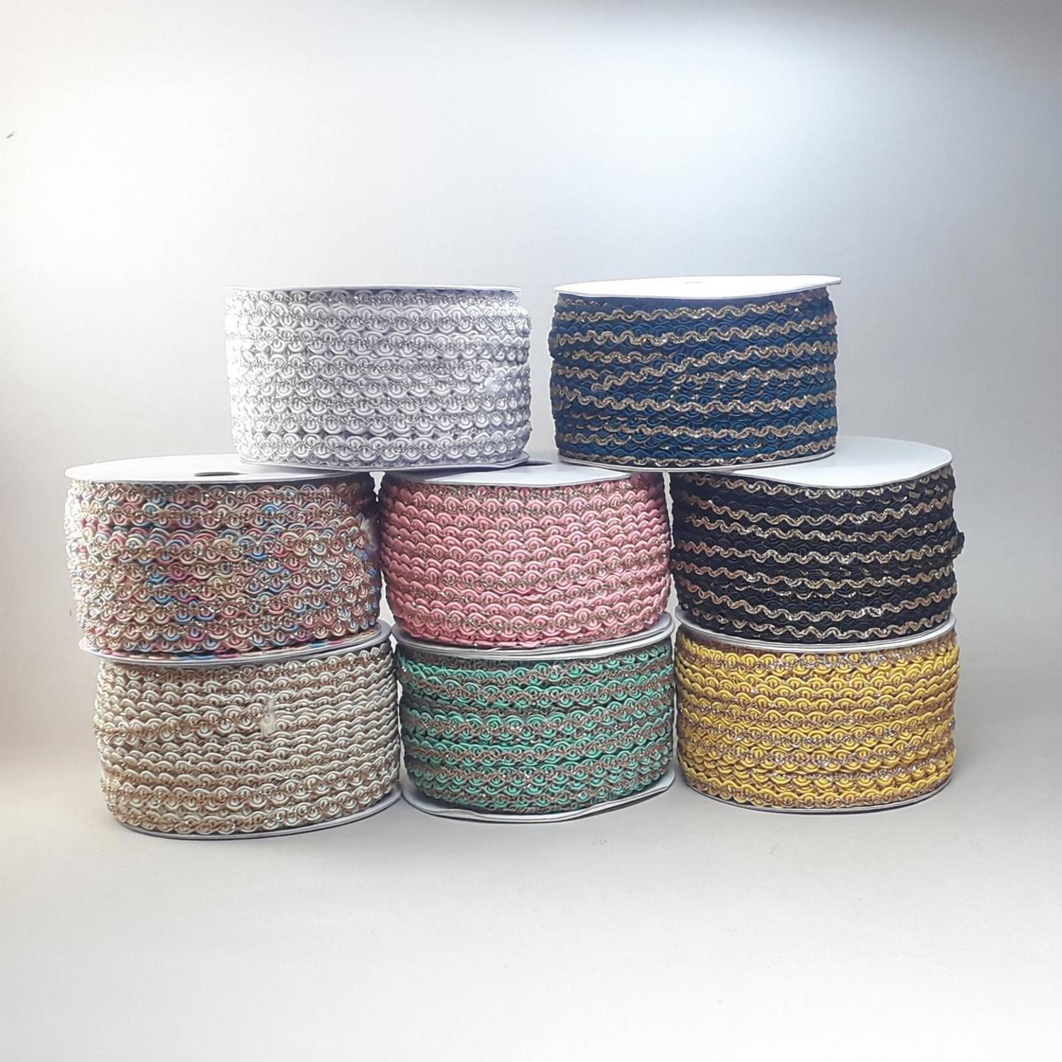 RDH ENTERPRISES Lace 102 Border for Dresses, Sarees ,Blouses, Dupatta (8 x 3mit) Lace Reel