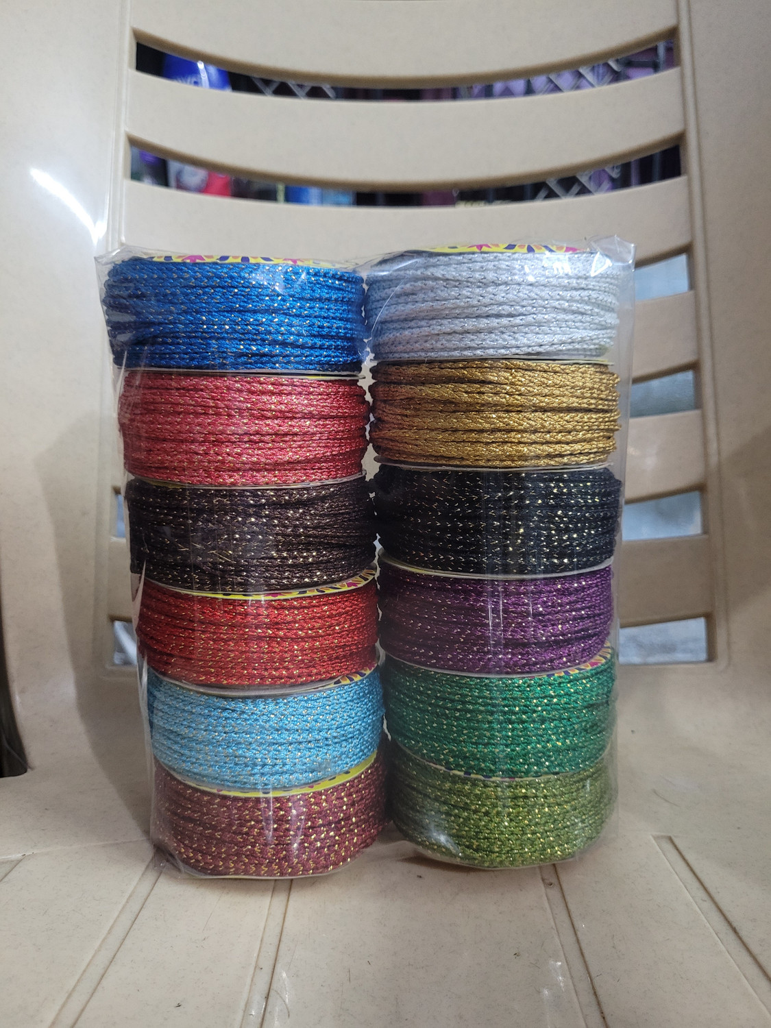 Image of ABC Blouse 12 color pack doris New blouse dori fancy 12 Lace Reel (Pack of 12)