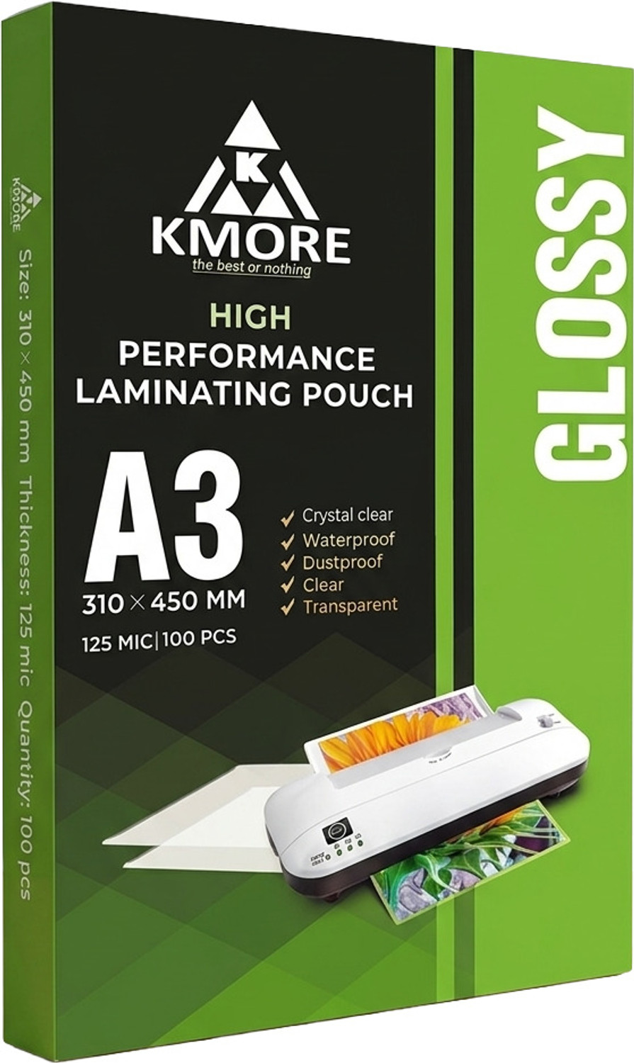 Image of JWT A3 kmore LAMINATION SHEETS A3 Laminating Sheet