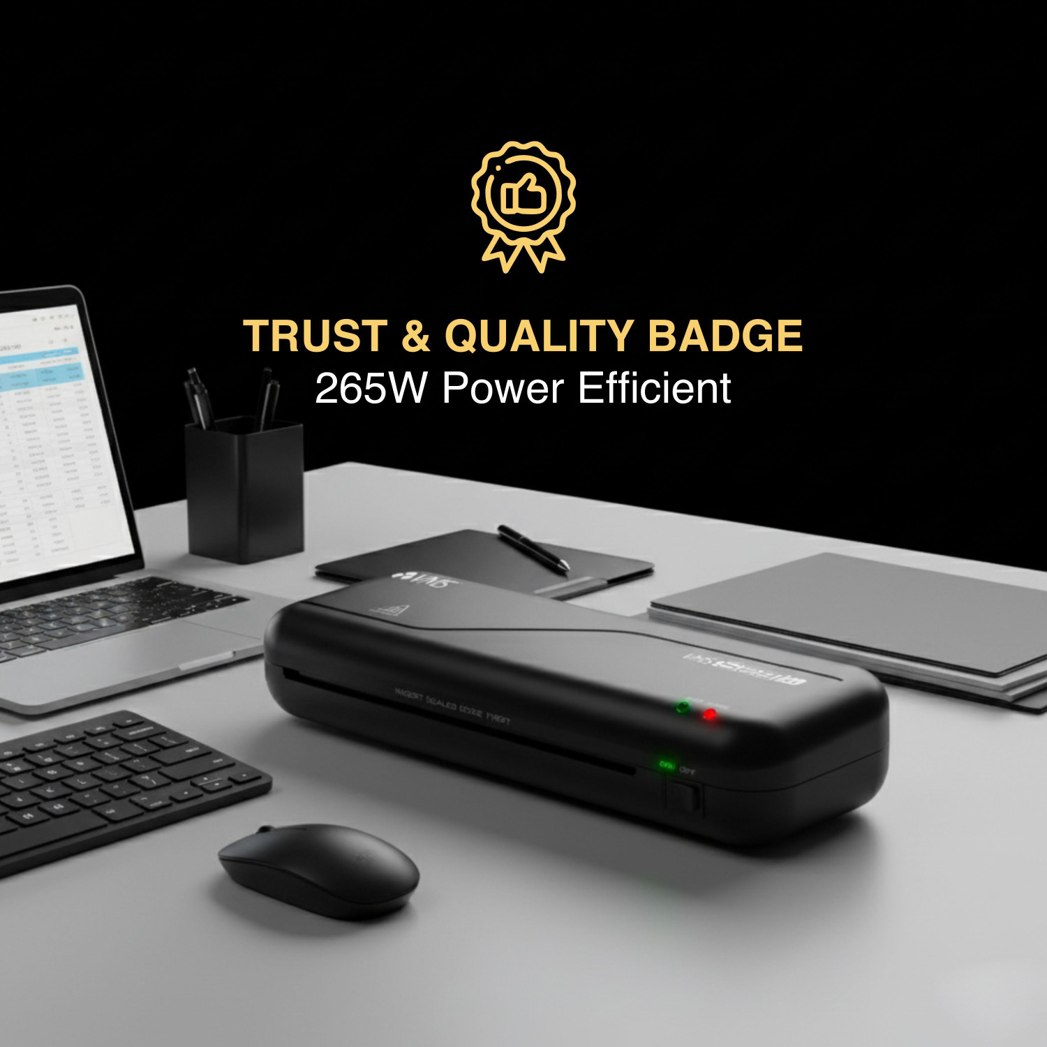 Image of VMS Seal A4 Hot Lamination Machine for Home & Office | 8.3 inch Lamination Machine