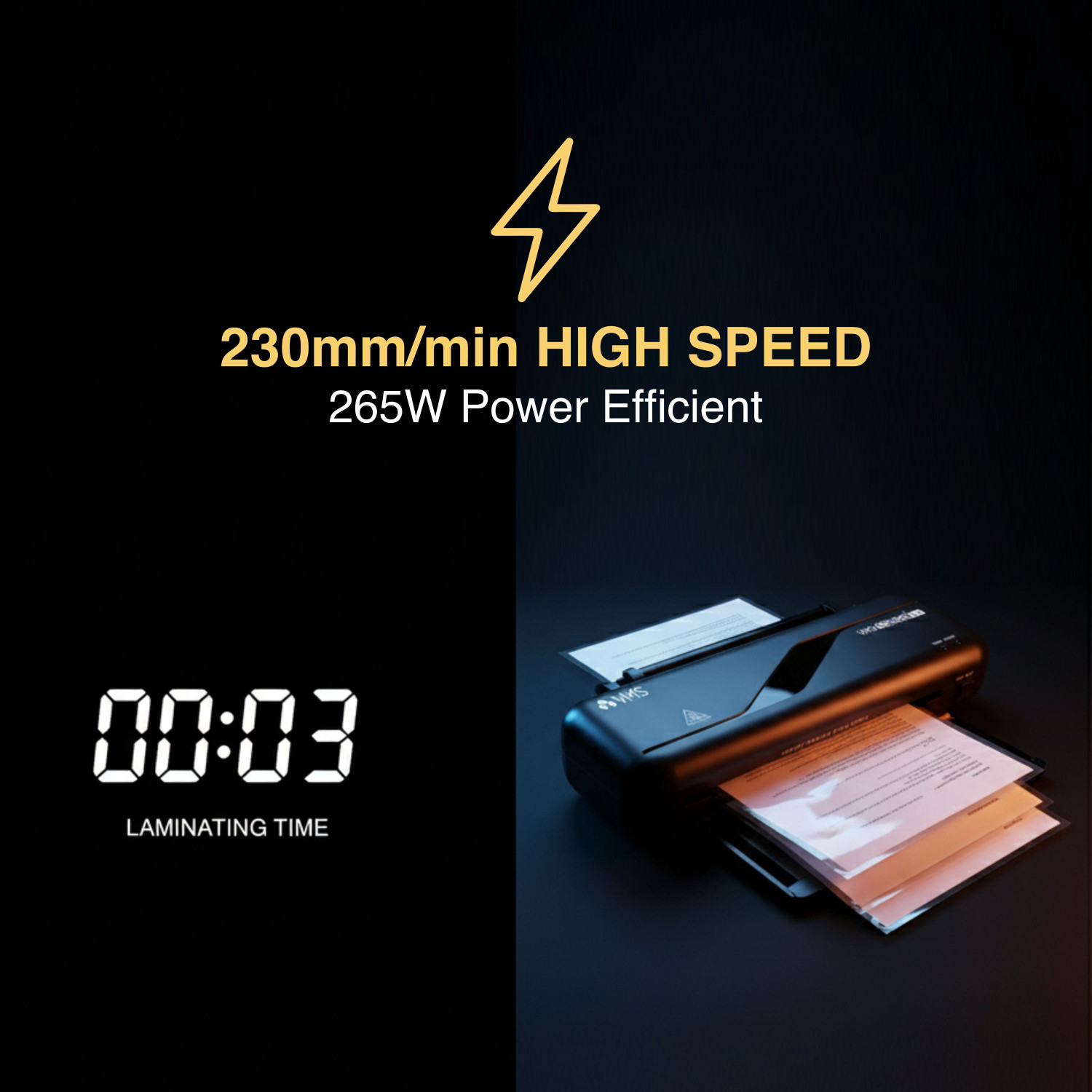 Image of VMS Seal A4 Hot Lamination Machine for Home & Office | 8.3 inch Lamination Machine