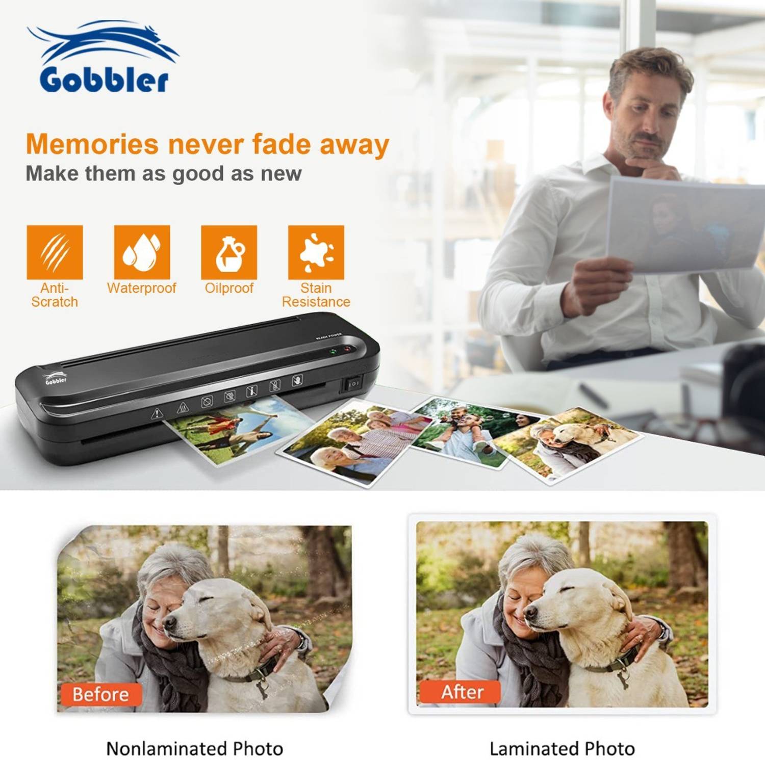 GOBBLER A4 9 inch Hot Laminator (GB-200-PL) - Image 5