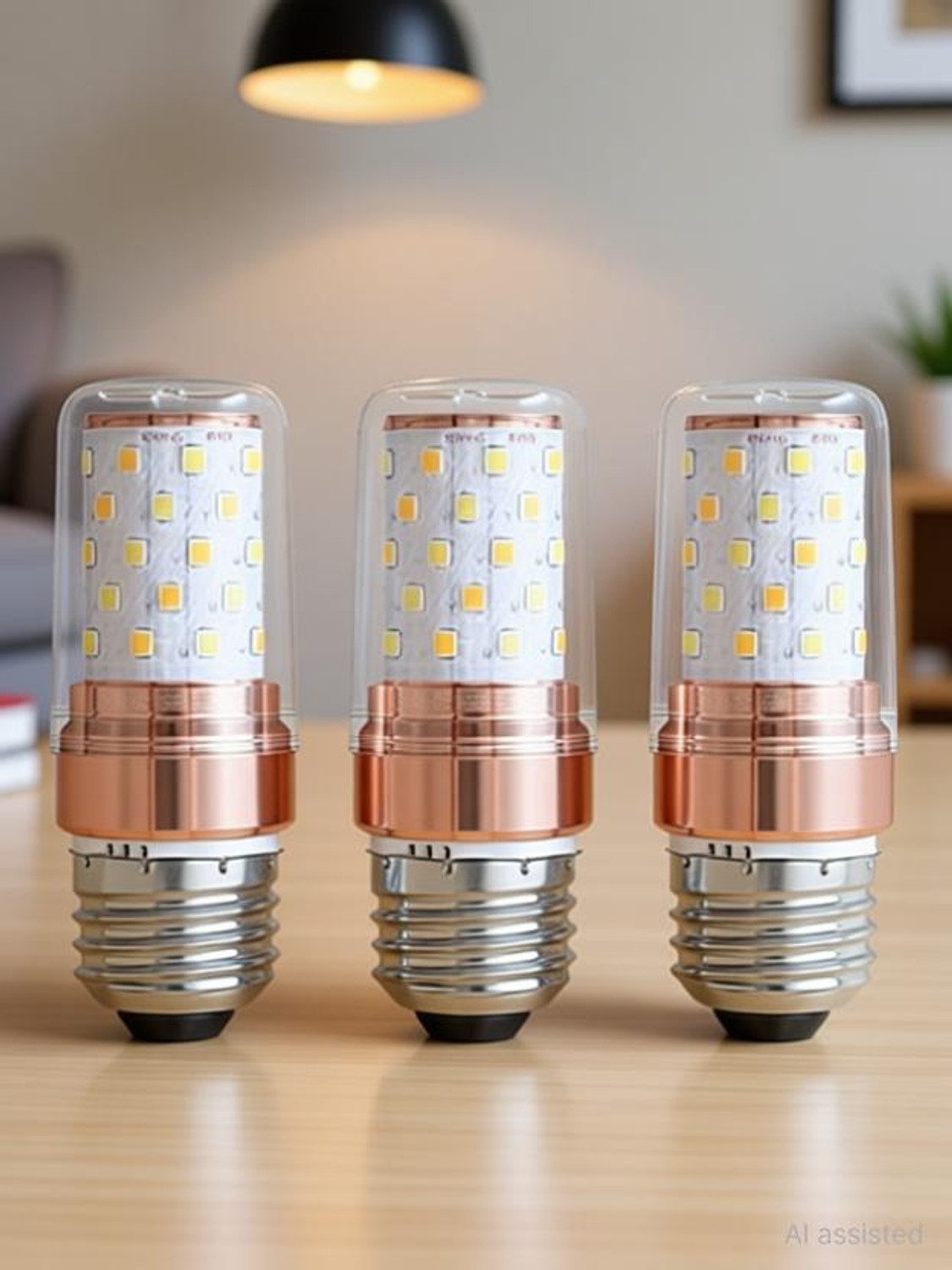 Image of AYOULIGHTS (Pack of 3)6-Watts E27 LED Color Changing Bulb Use In Wall / Hanging Lights (Pendant Lights) Lamp Shade