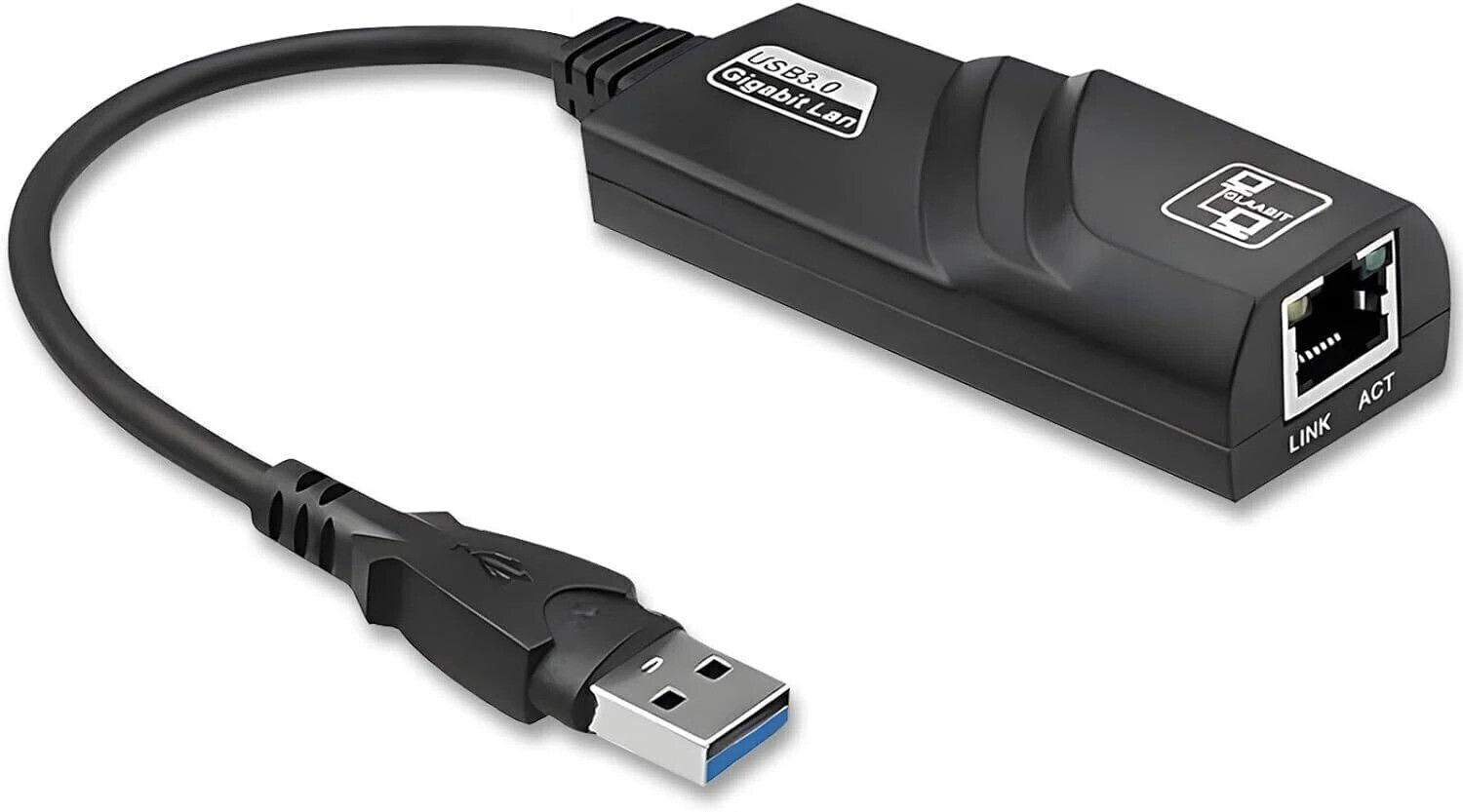 Image of Akwor USB 3.0 to Gigabit Ethernet Adapter 10 /100 /1000 Mbps Wired Ethernet Lan Adapter compatible with Windows, Linux, Mac