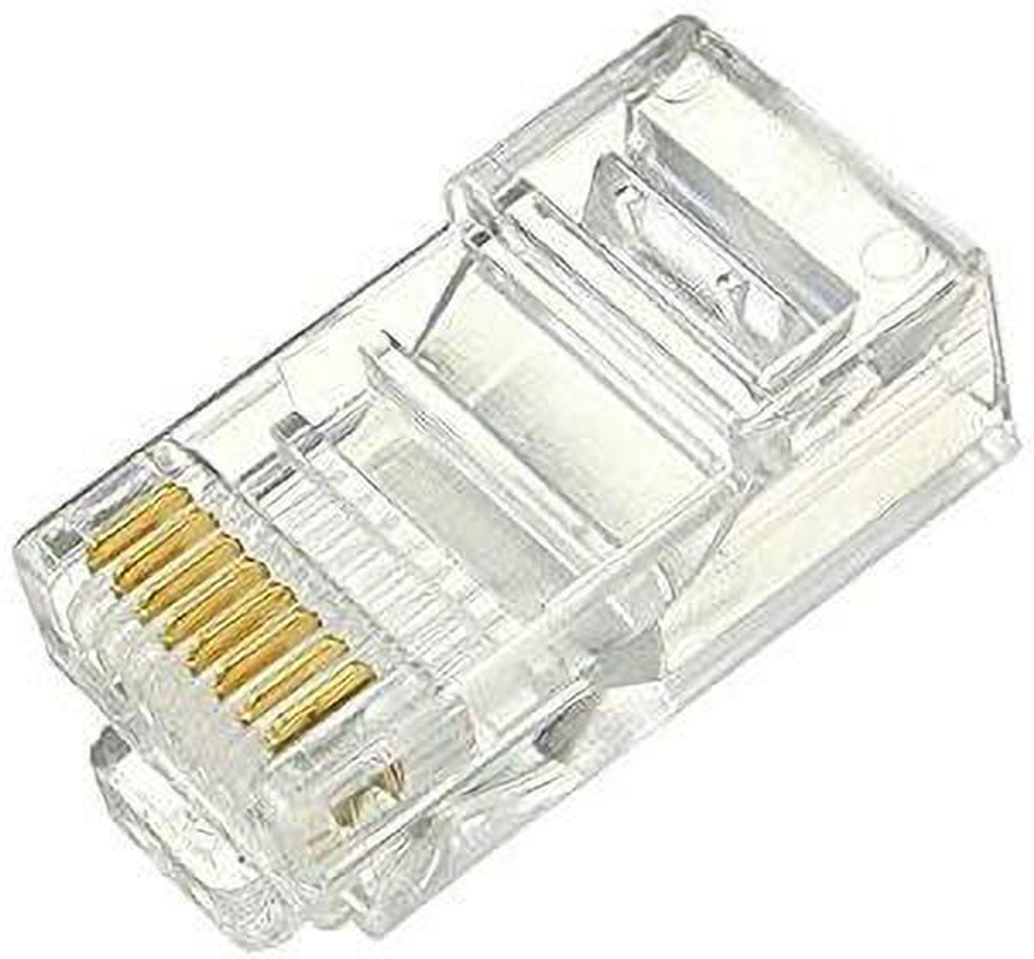 Image of Dlink RJ-45 Network Connector (100 Pcs Pack) Lan Adapter Wired Ethernet Lan Adapter compatible with Windows, Linux, Mac, Ubuntu
