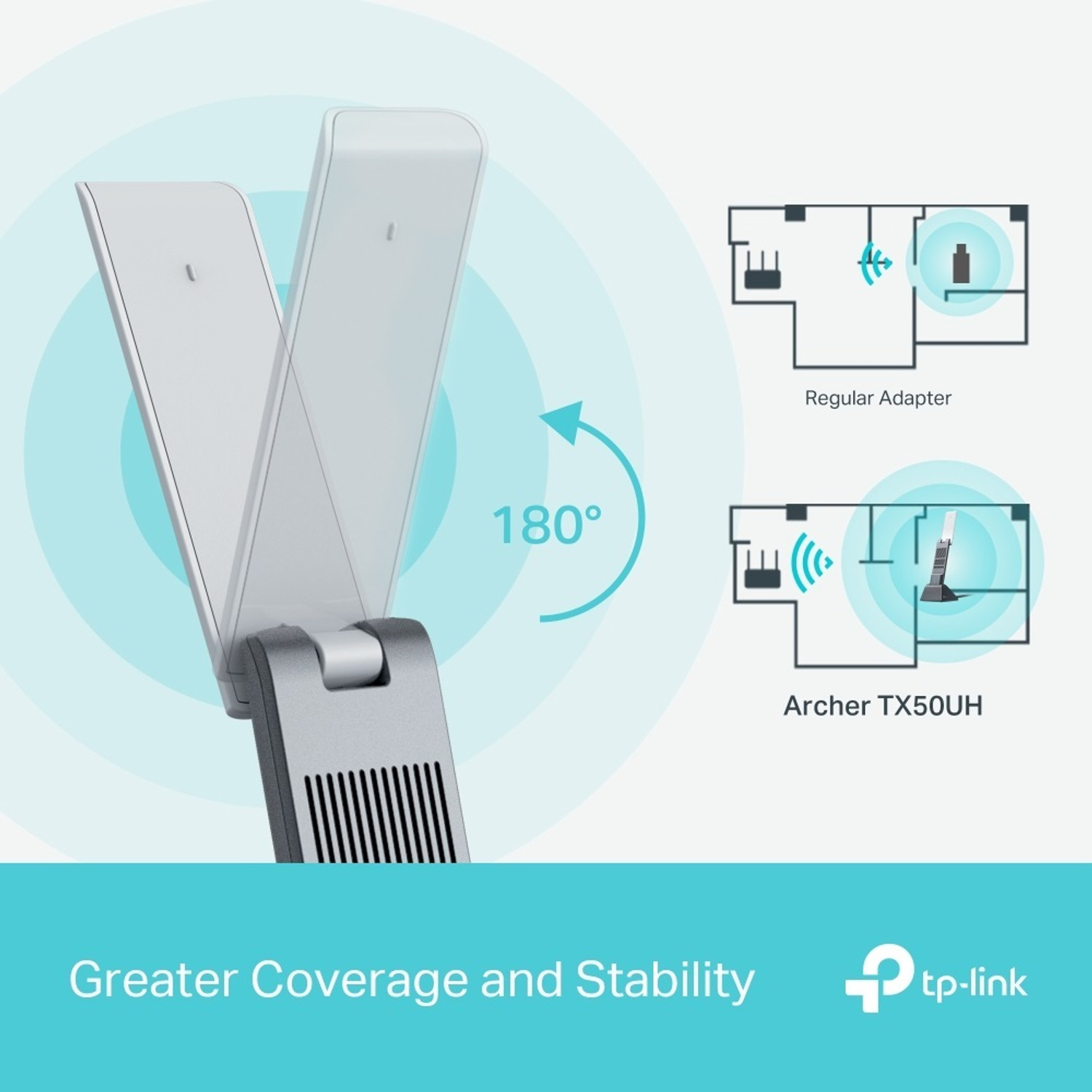 Image of TP-Link Archer TX50UH Wireless USB Wireless USB Lan Adapter compatible with Windows
