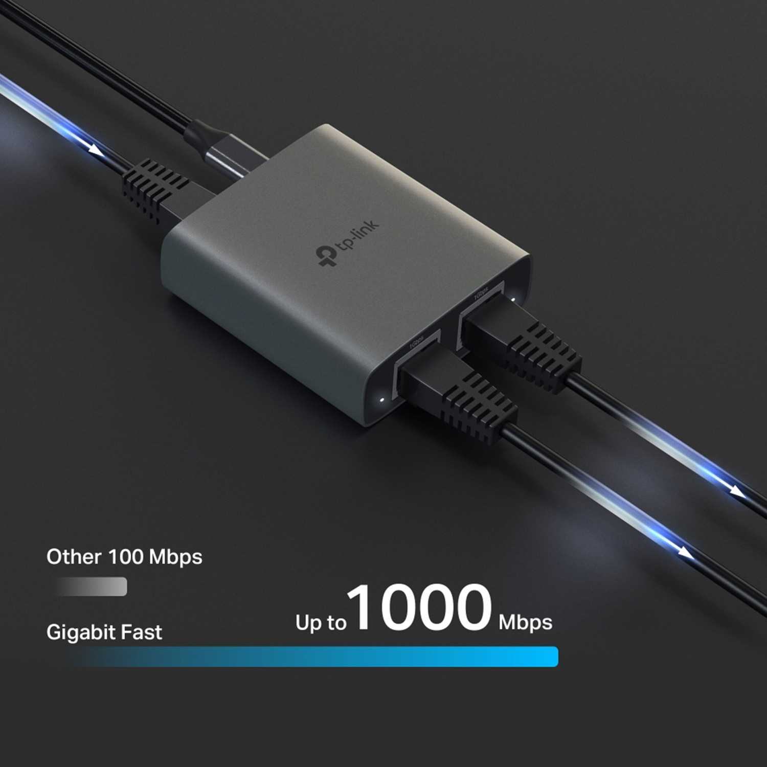 Image of TP-Link EH210 Wired Ethernet Lan Adapter compatible with Linux, Mac, Windows