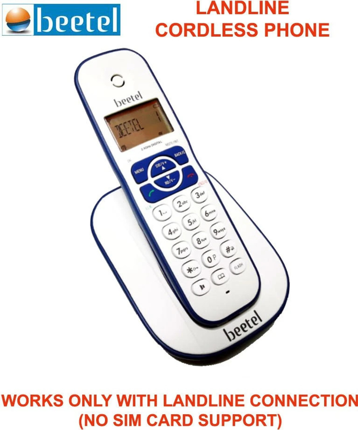 Image of Beetel X73 Cordless Landline Phone