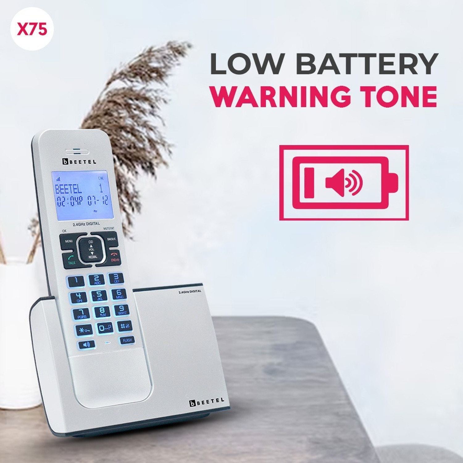 Image of Beetel X75 Cordless Landline Phone