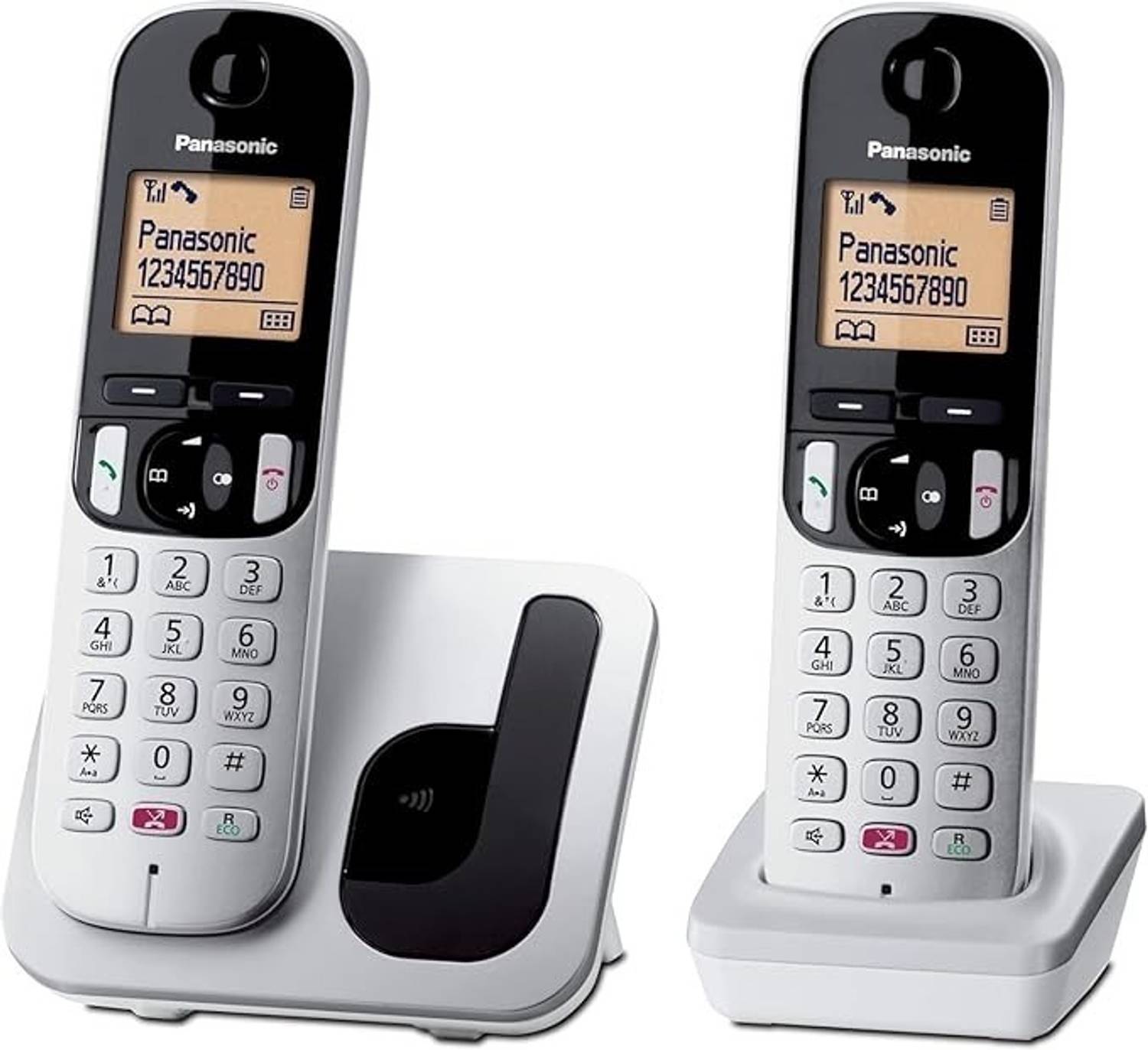 Panasonic  電話セット Panasonic Digital Cordless Phone KX-TGC252 Cordless Landline Phone