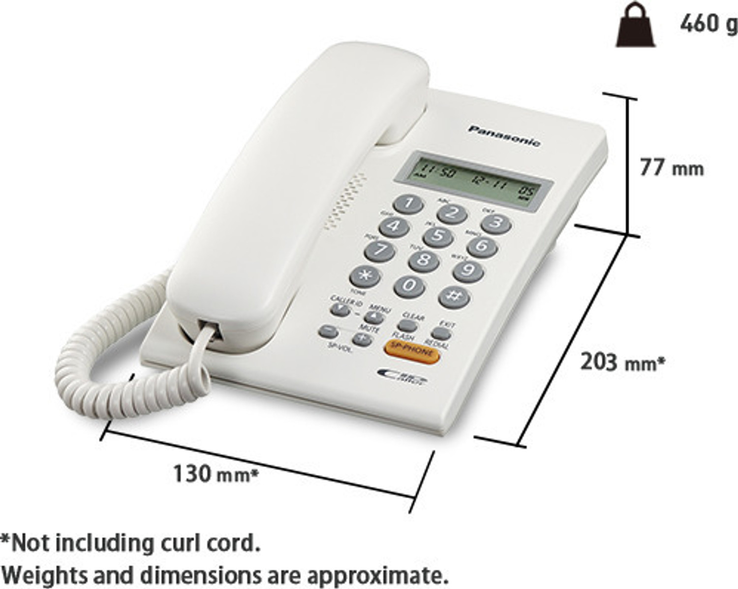 Image of Panasonic KX-TSC62SX Integrated Corded Landline Phone