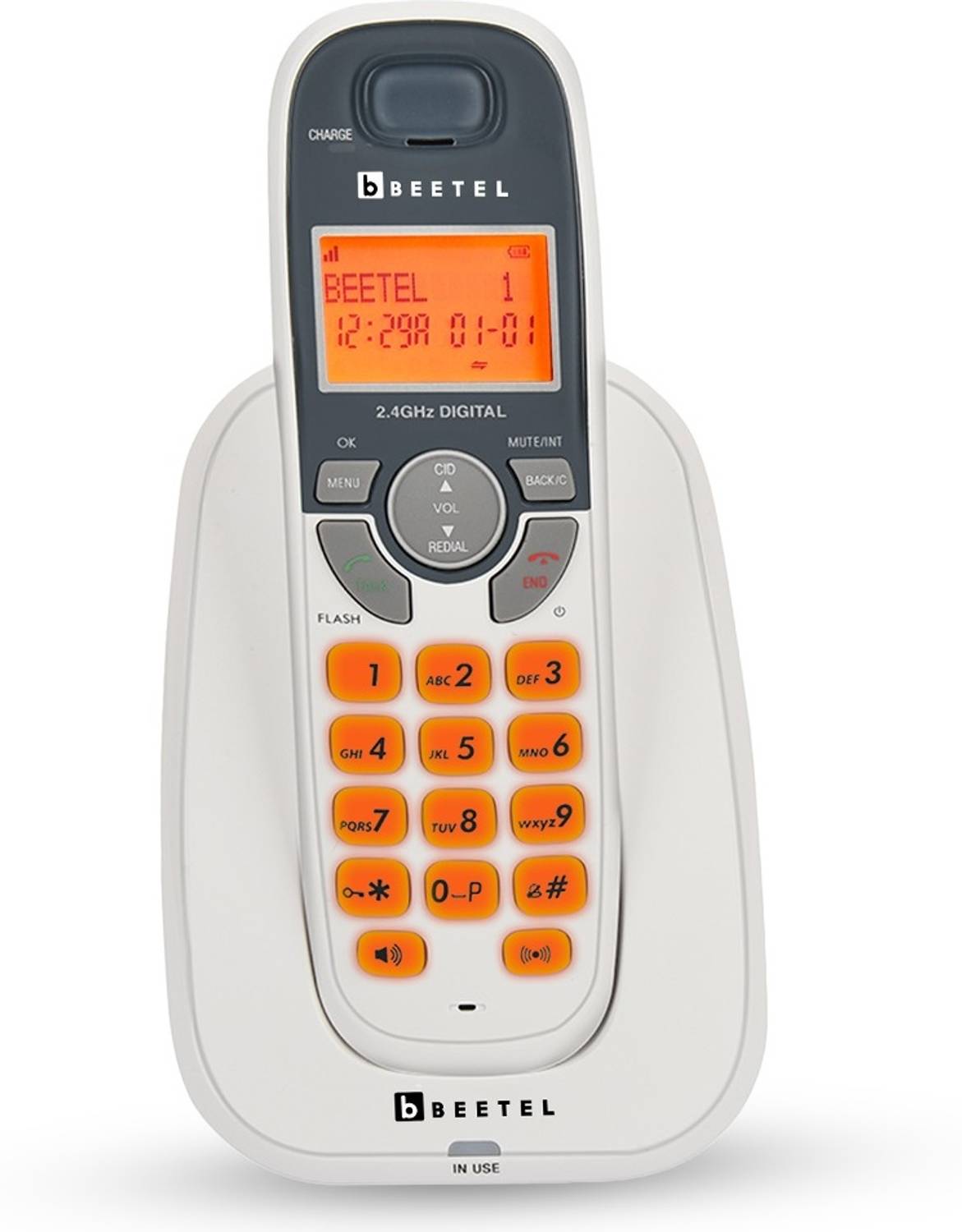 Beetel X70 Cordless Landline Phone with Answering Machine
