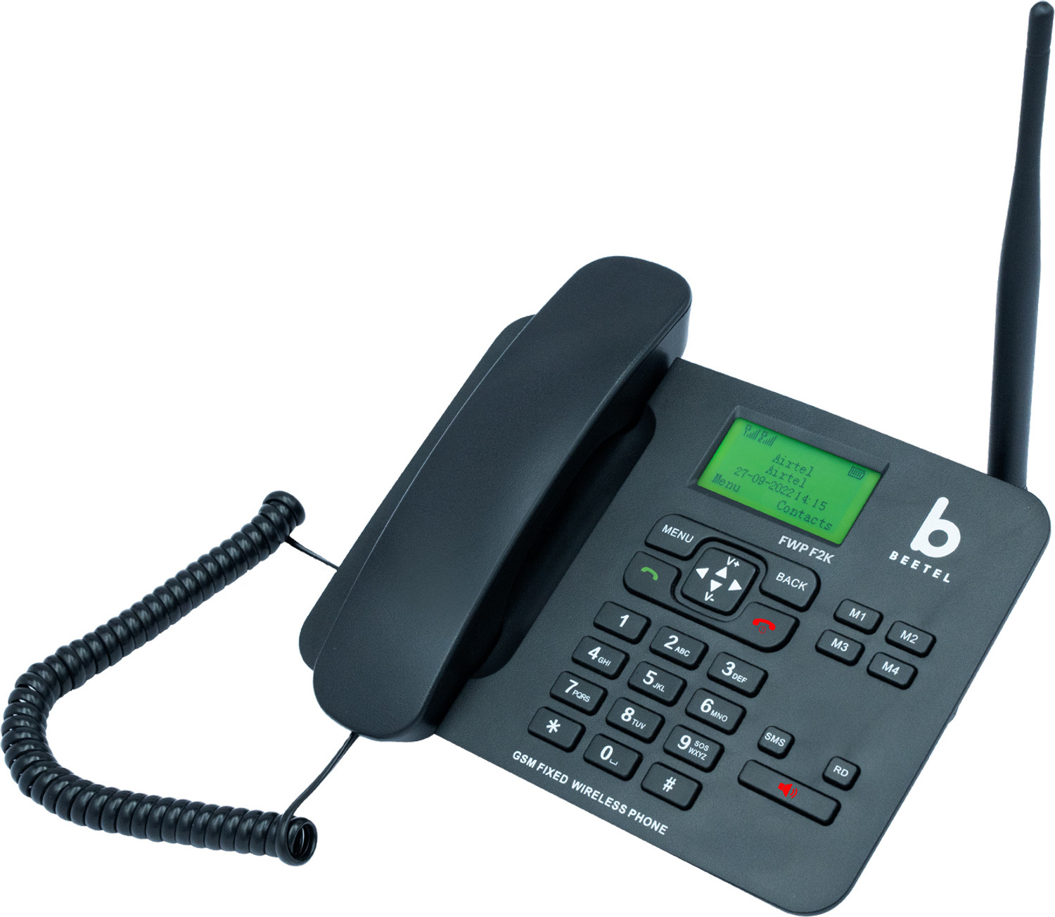 Image of Beetel F2K Corded Landline Phone with Answering Machine