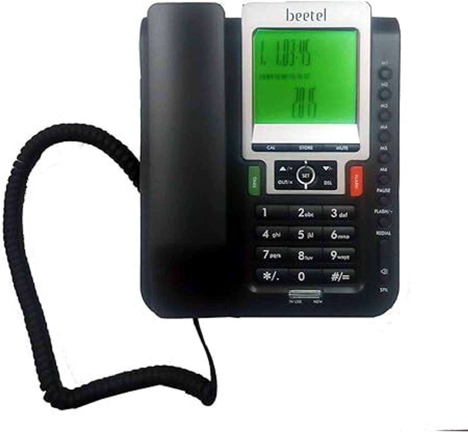 Image of Beetel M71N Caller ID Phone Corded Landline Phone with Answering Machine