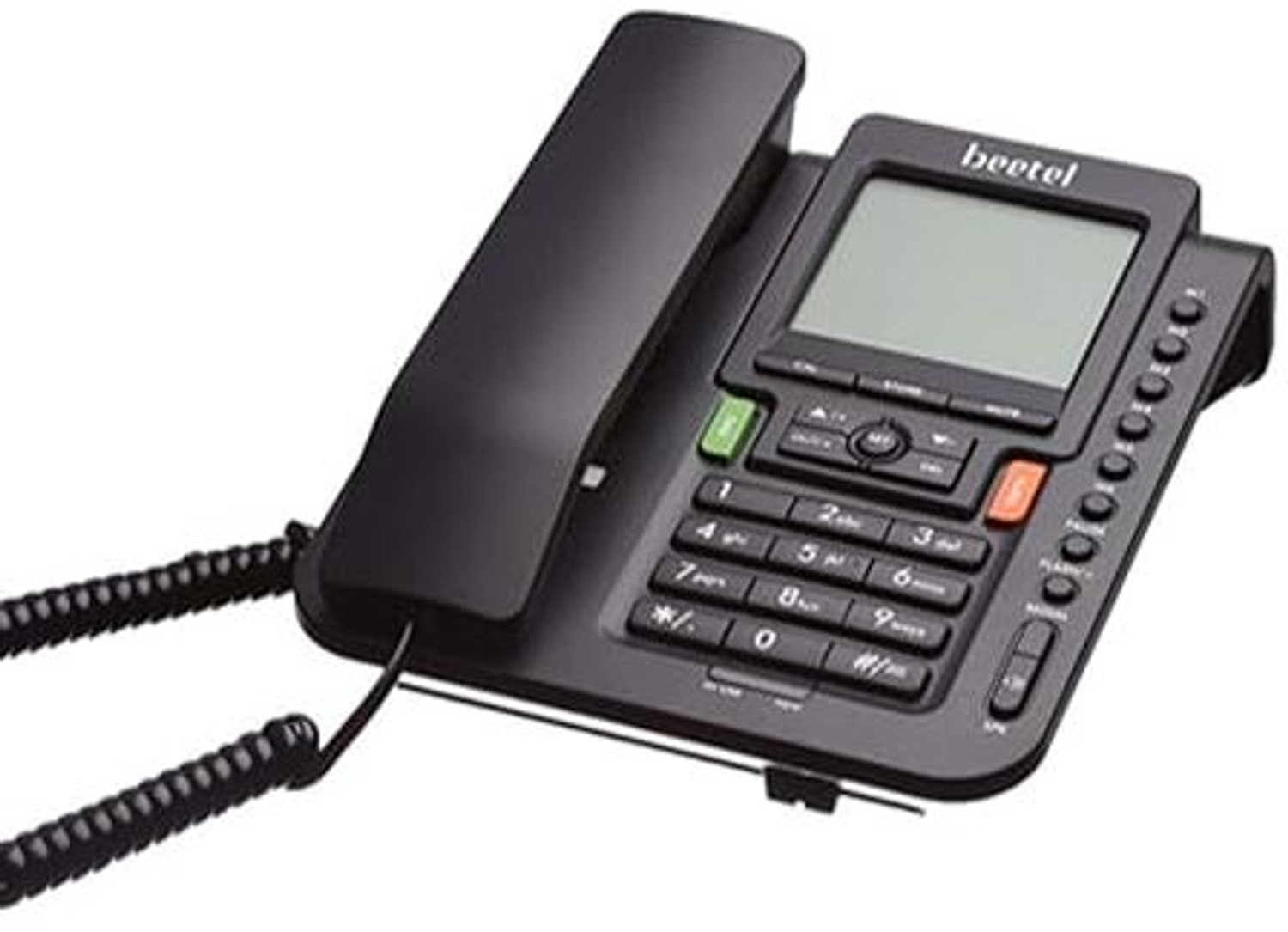 Image of Beetel M71N Caller ID Phone Corded Landline Phone with Answering Machine