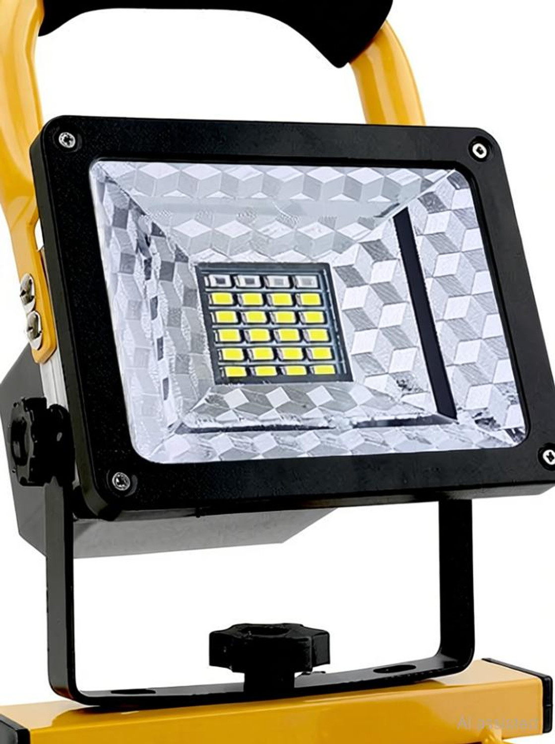Image of LYROVO Yellow Metal Table Lantern