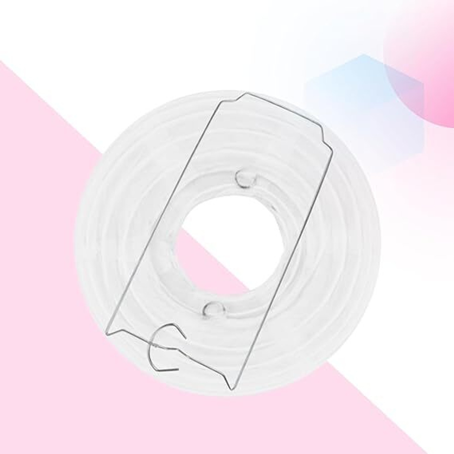 Image of Decorgram Decorative 10 Inch White Paper Lantern for Home, Garden, Party & Festival Decor White Paper Hanging Lantern