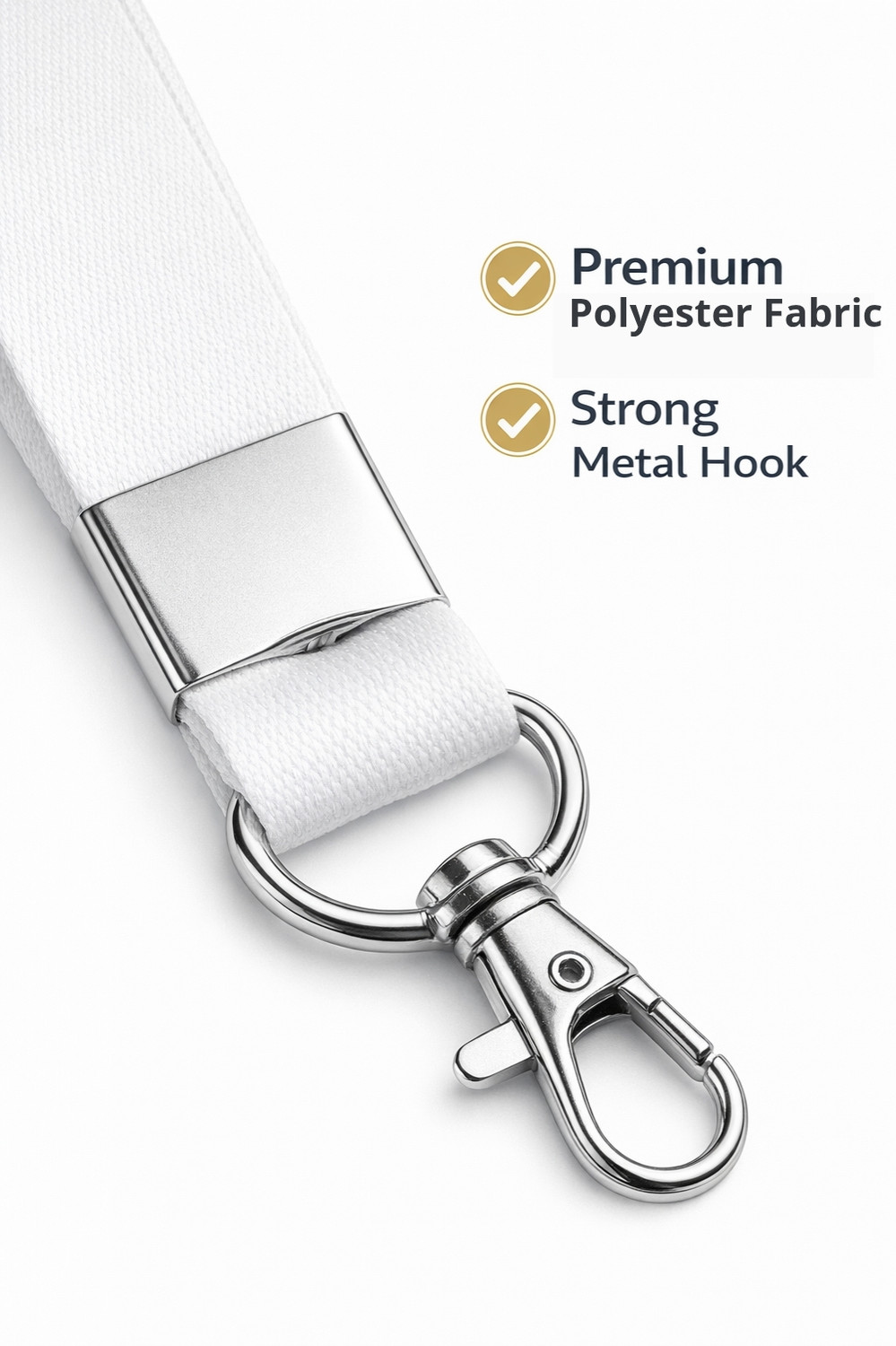 Image of Ziros 20MM Lanyard for id Card Holder, Pack of 3, Polister, for Office School & Events Lanyard