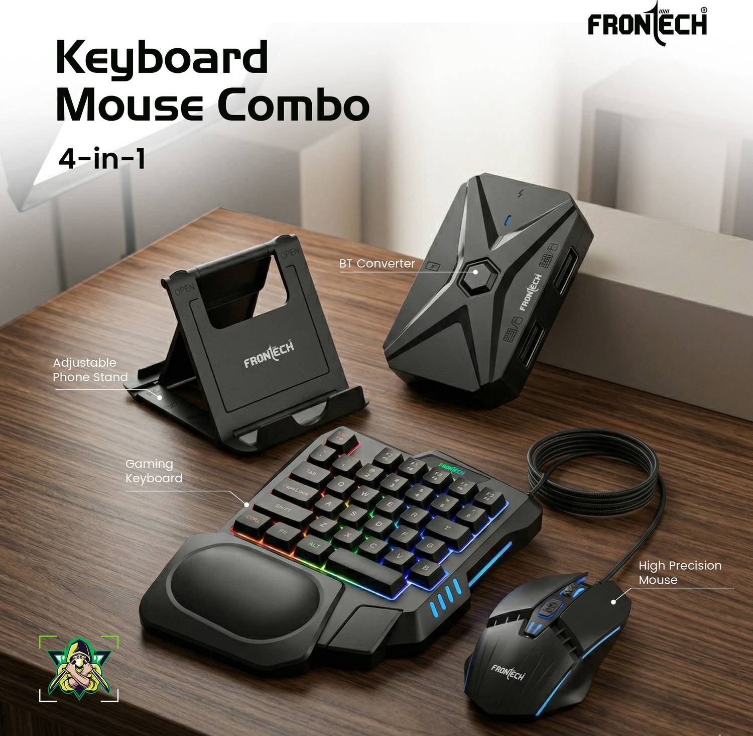 Frontech 4-in-1 Gaming Combo - Image 2