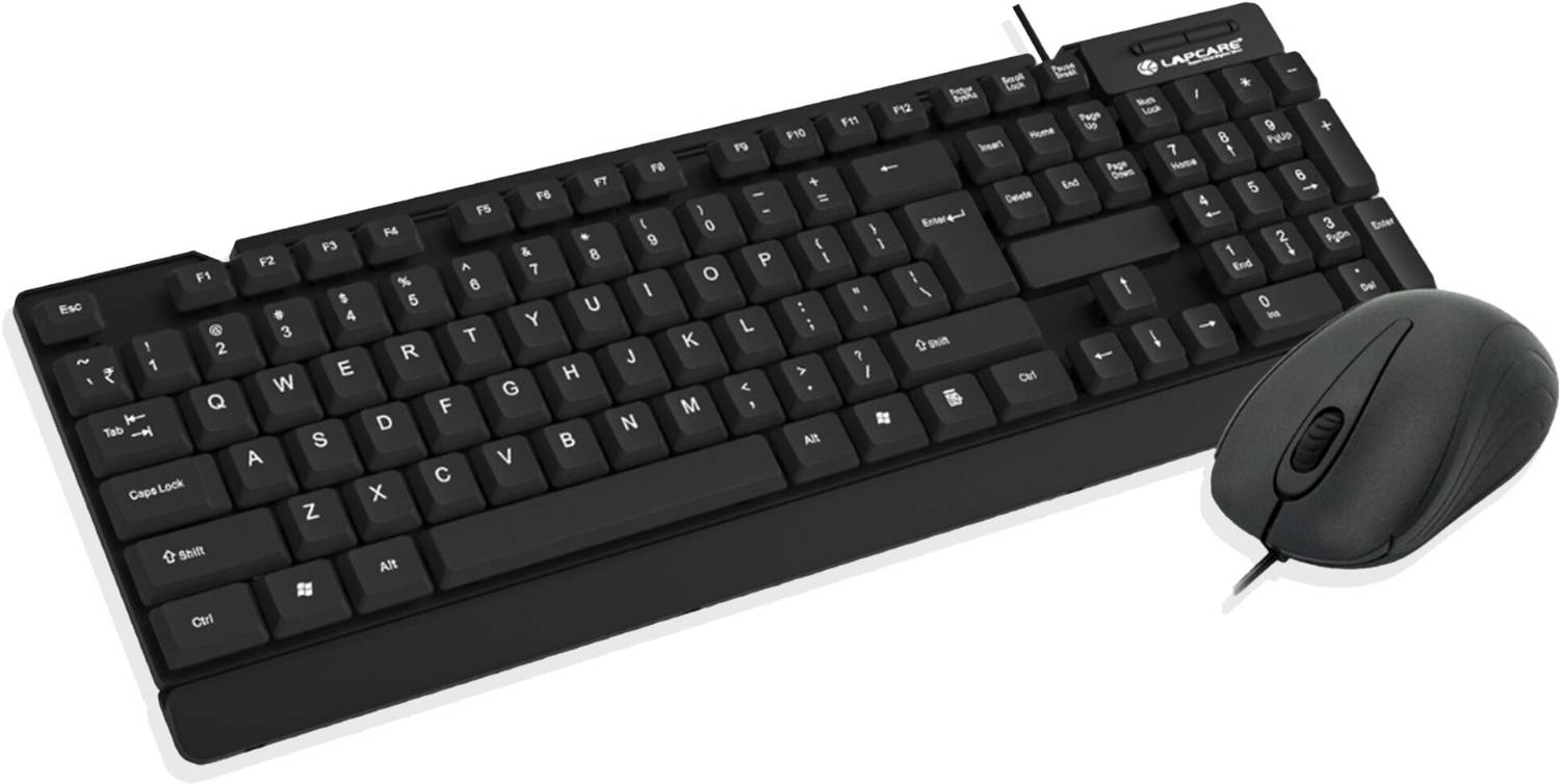 Lapcare E9 Wired Keyboard and Mouse Combo - Image 1