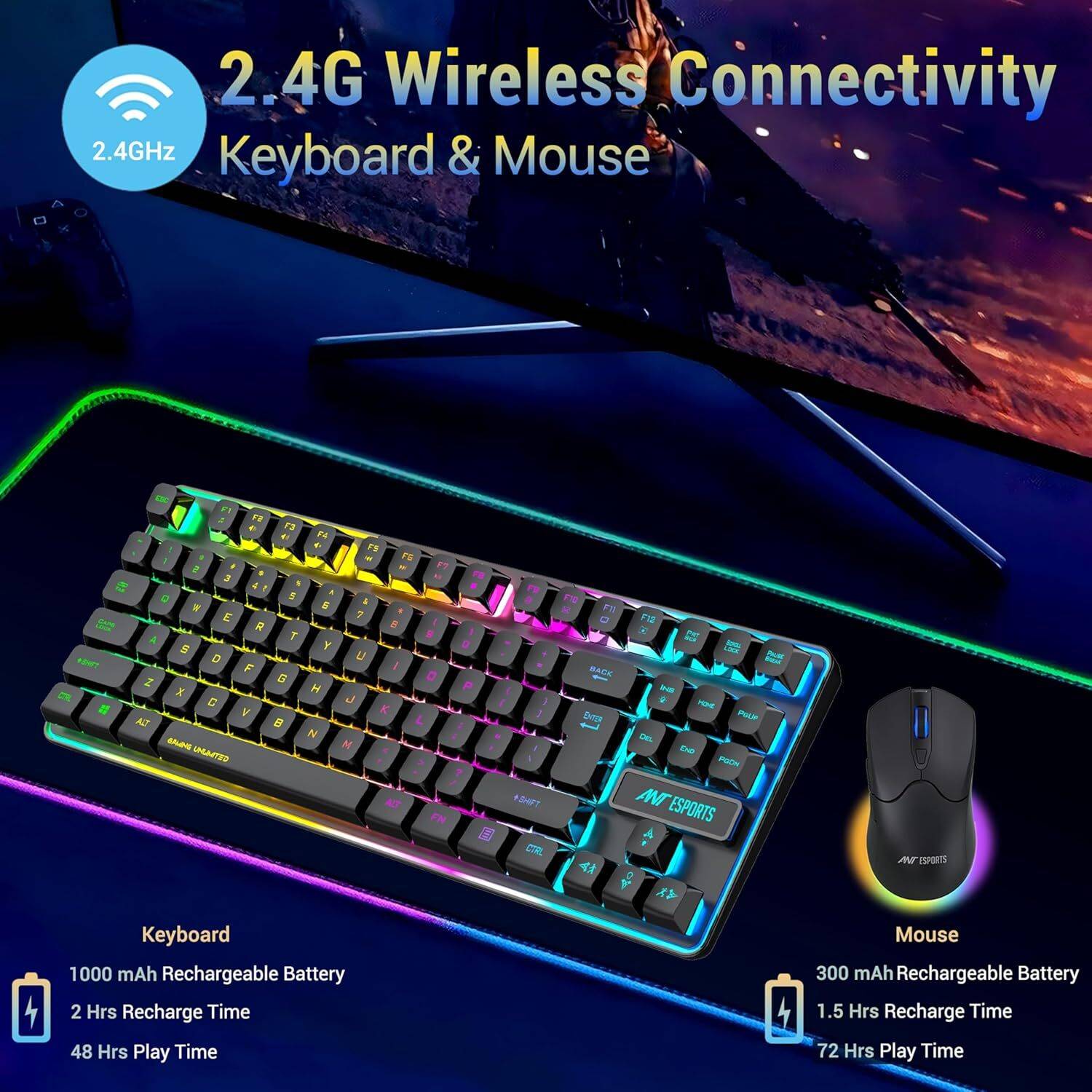 Ant Esports KM730 Pro V2 Combo Set - Image 2