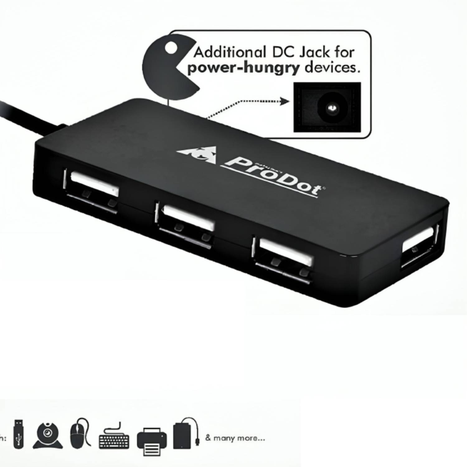 Henture Prodot Keyboard, Mouse, USB Hub Combo - Image 4