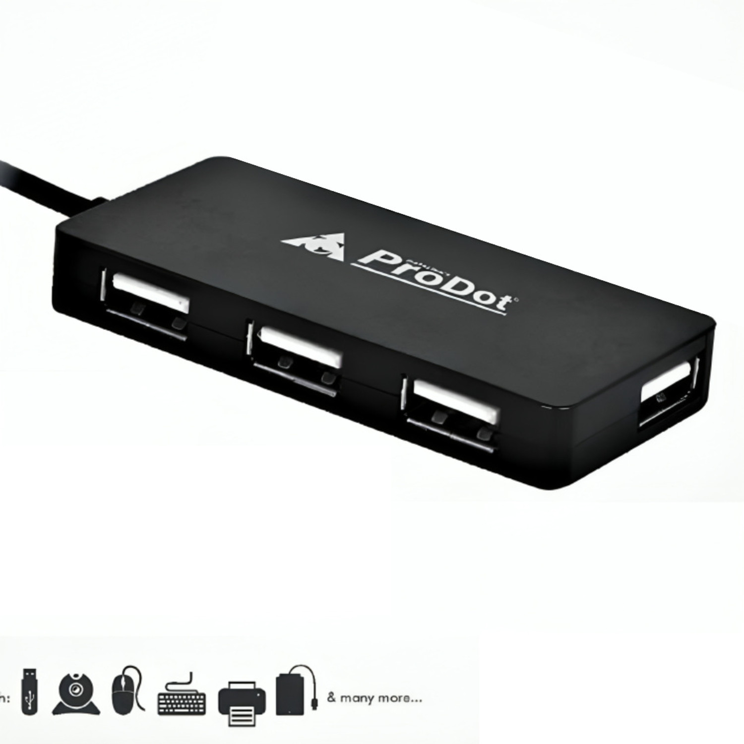 Image of Henture Alive Set of 5 Keyboard and Mouse Combo with USB Hub, C-Type OTG Cable,Mouse Pad Combo Set