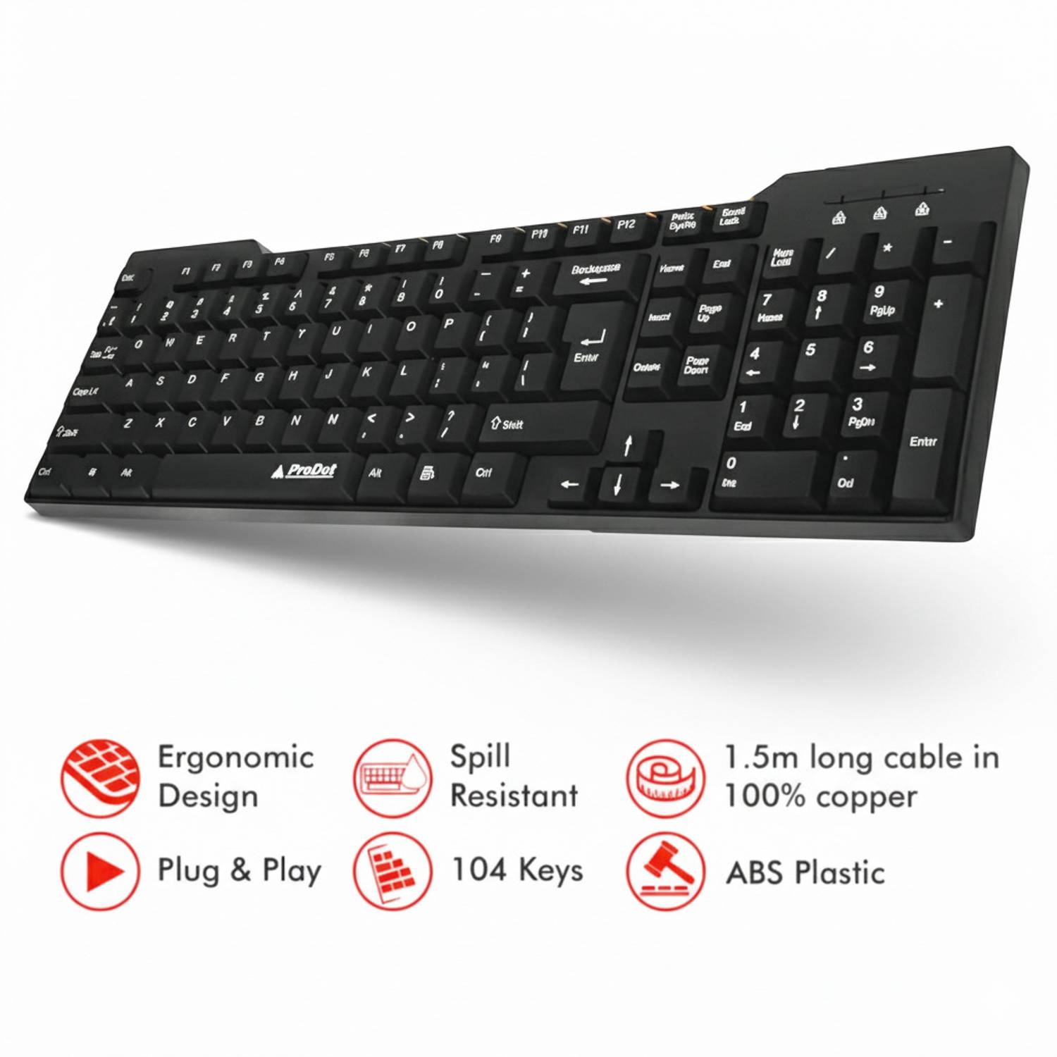 Henture 5-in-1 Gaming Keyboard Mouse Combo with USB Hub OTG Cable - Image 2