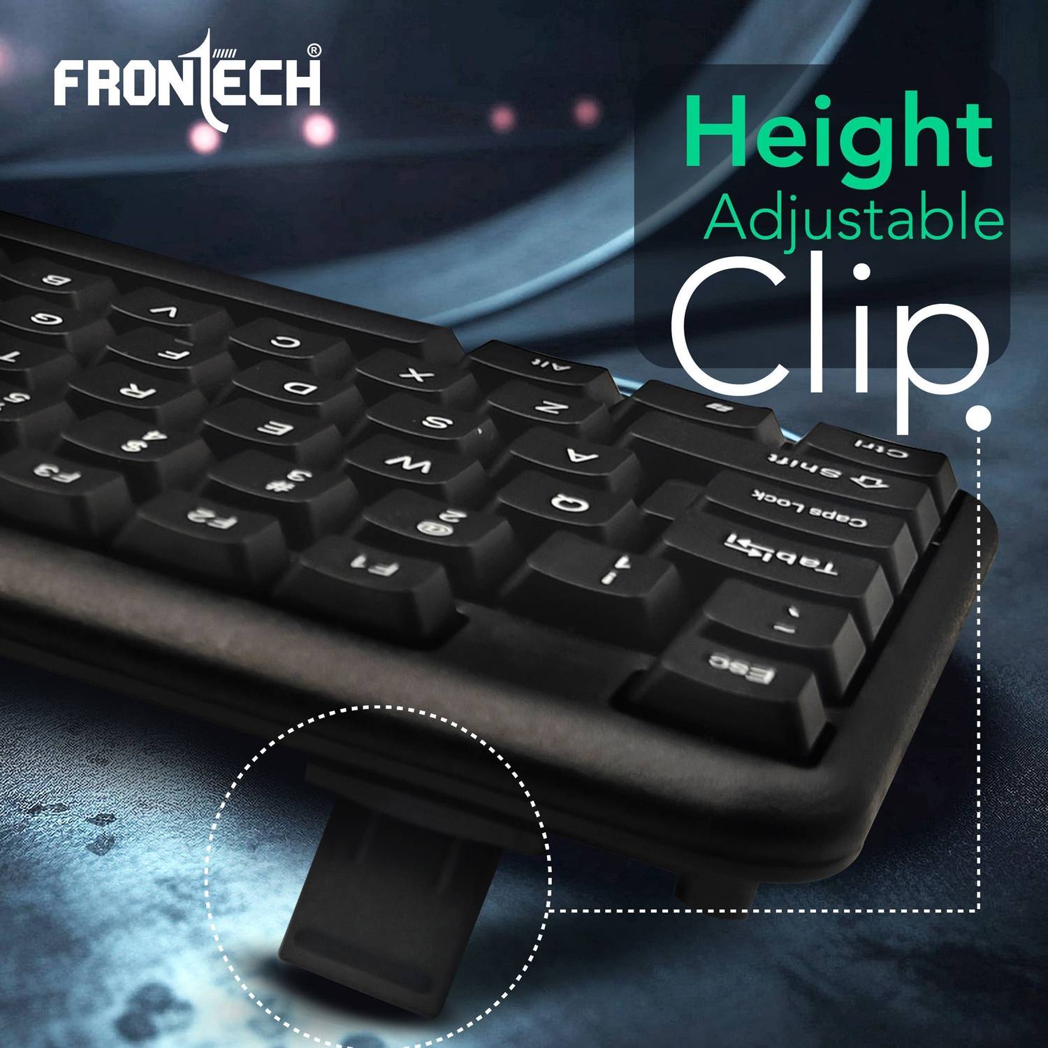 Frontech FT-1692 Wired Keyboard and Mouse Combo - Image 5