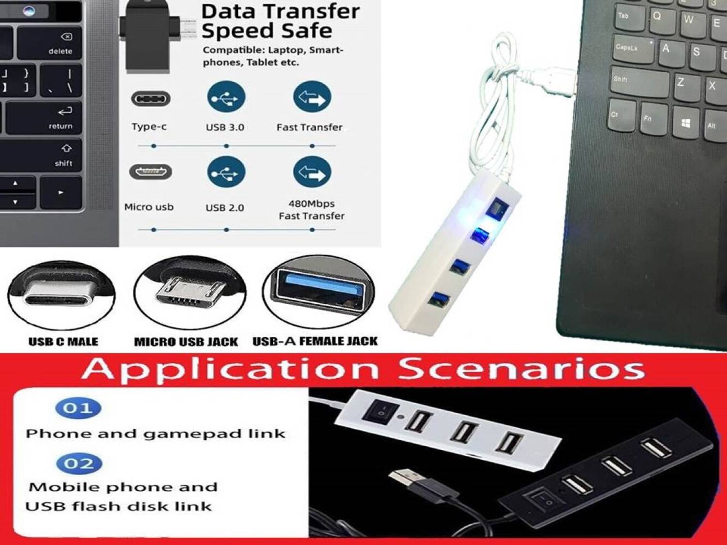 ANJO Wired Keyboard Mouse Combo Set - Image 4