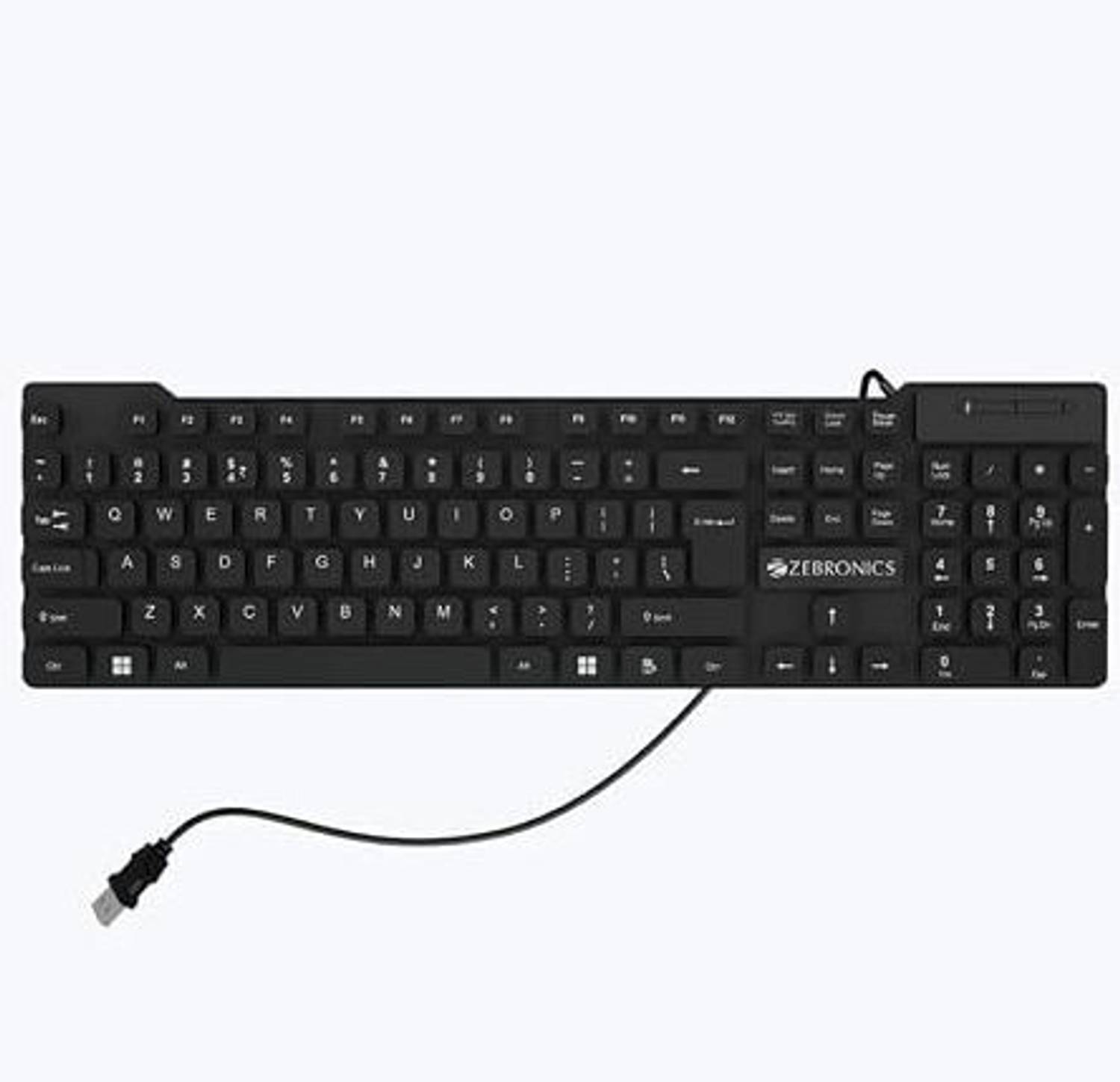 ZEBRONICS K20 Keyboard, Mouse, MousePad, C-OTG Combo Set - Image 2