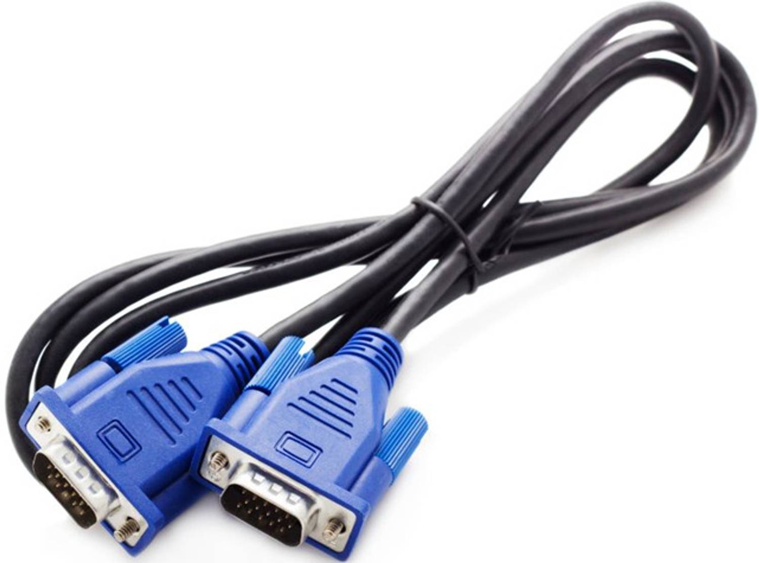 BALRAMA Standard 15-pin VGA Cable Male to Male VGA Video Cable TV PC Computer Monitor Combo Set