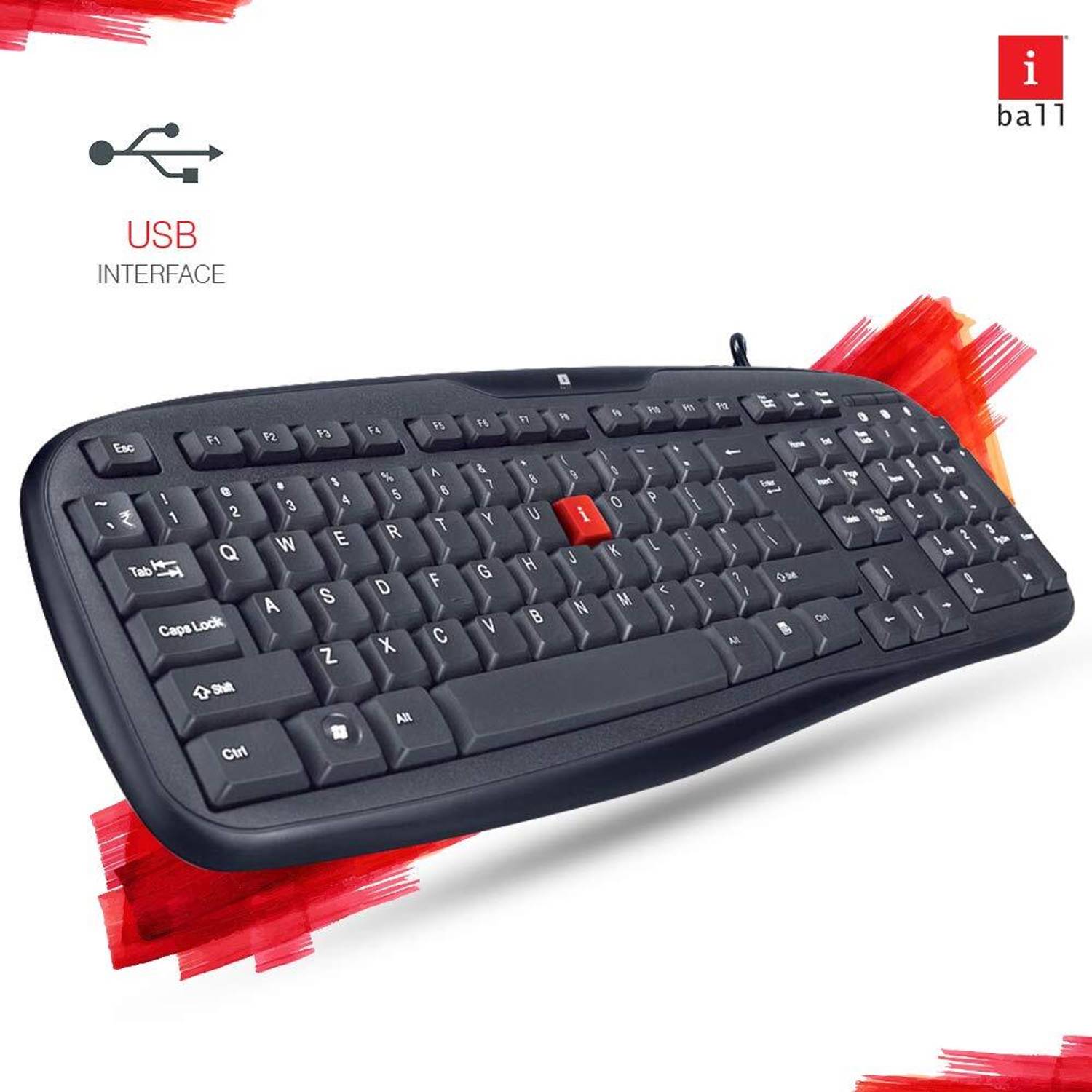 iBall wiofy Wintop Soft Key Keyboard and Optical Mouse Combo Wire