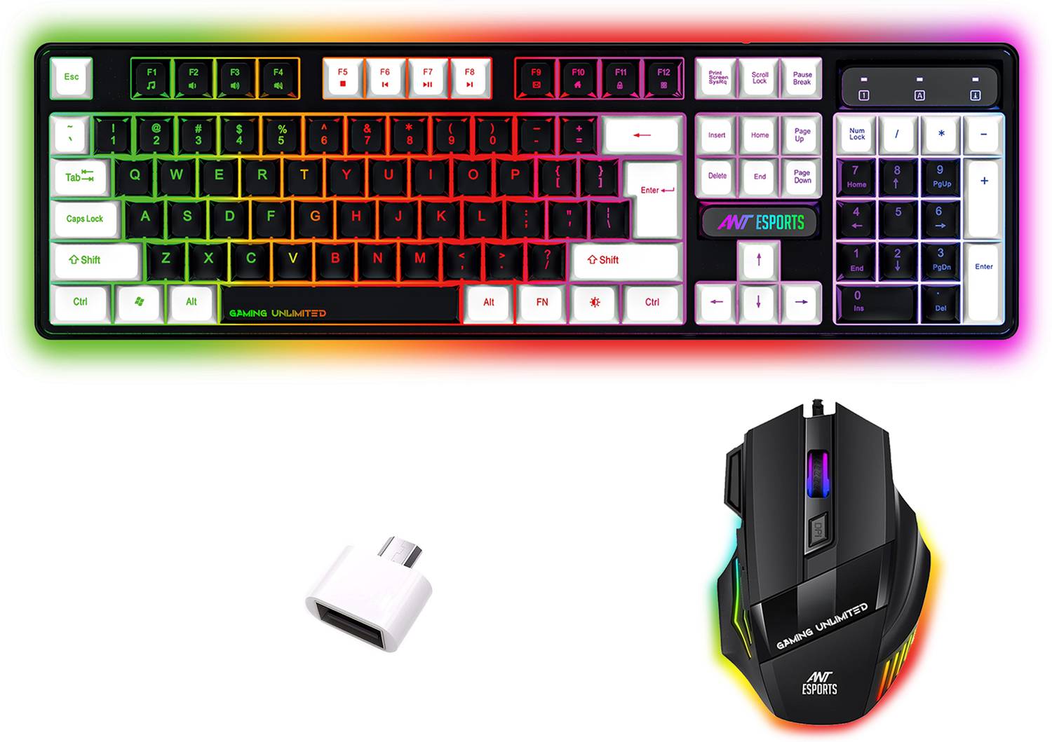 Ant Esports KM1410 Wired Gaming Keyboard and Mouse Combo