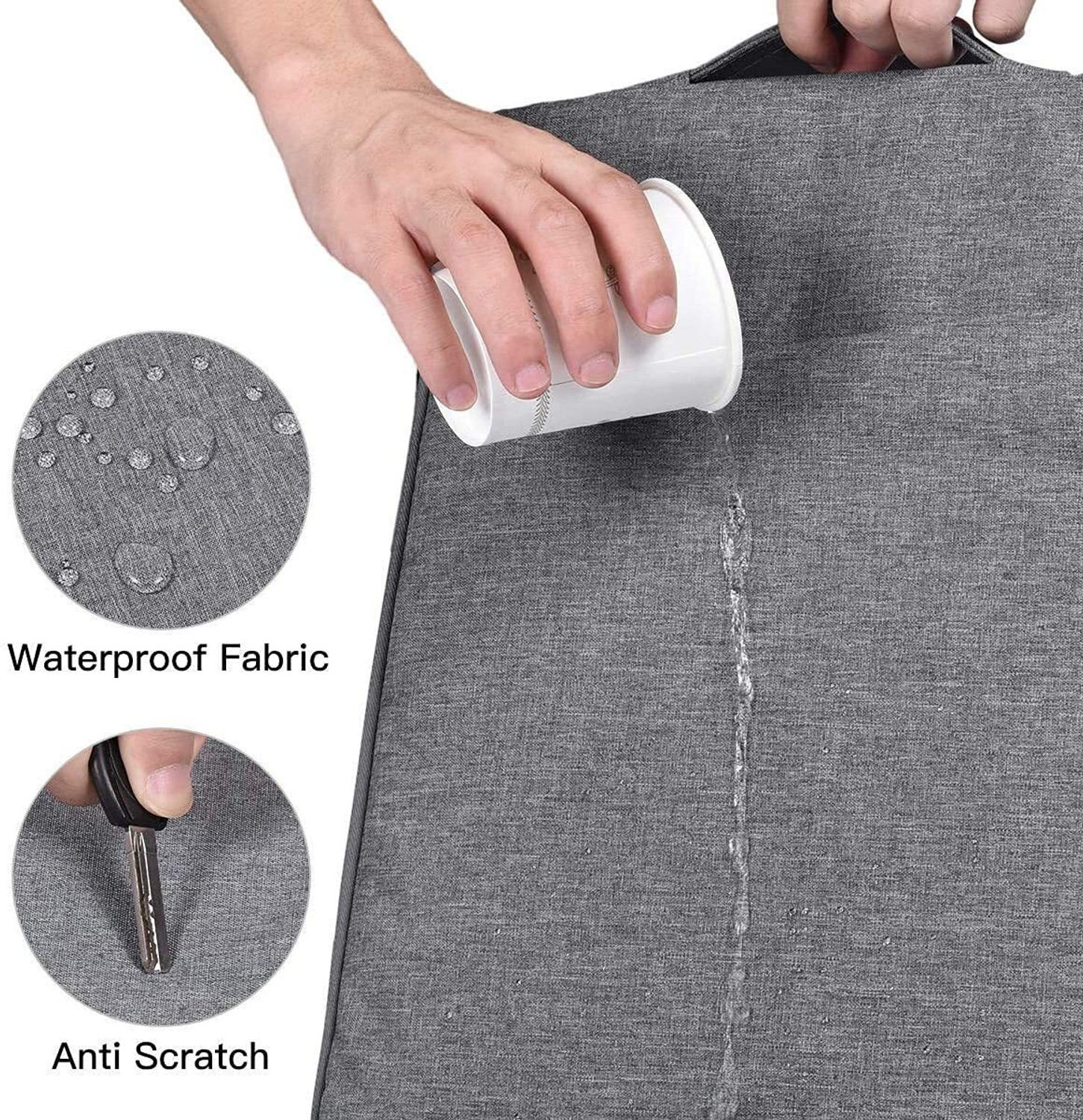 Image of LIFINI Laptop Sleeve For 15.6-16 Inch Laptop covwe with Charger Pouch laptop Case Waterproof Laptop Sleeve /Cover